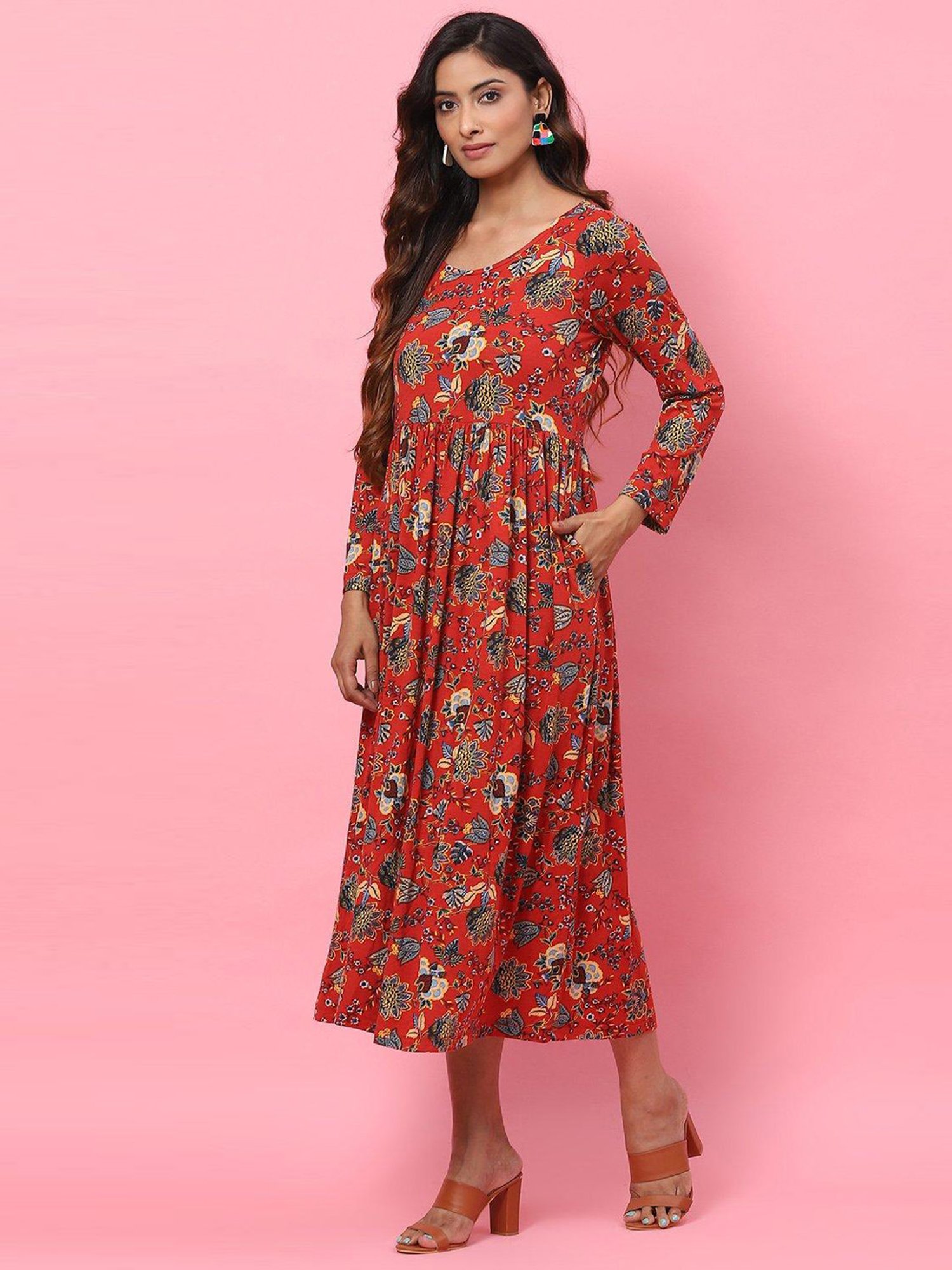 Pink Biba Mulmul Cotton Chikankari Angrakha - TheChikanLabel | Lucknow  Chikankari Kurtis & Suits