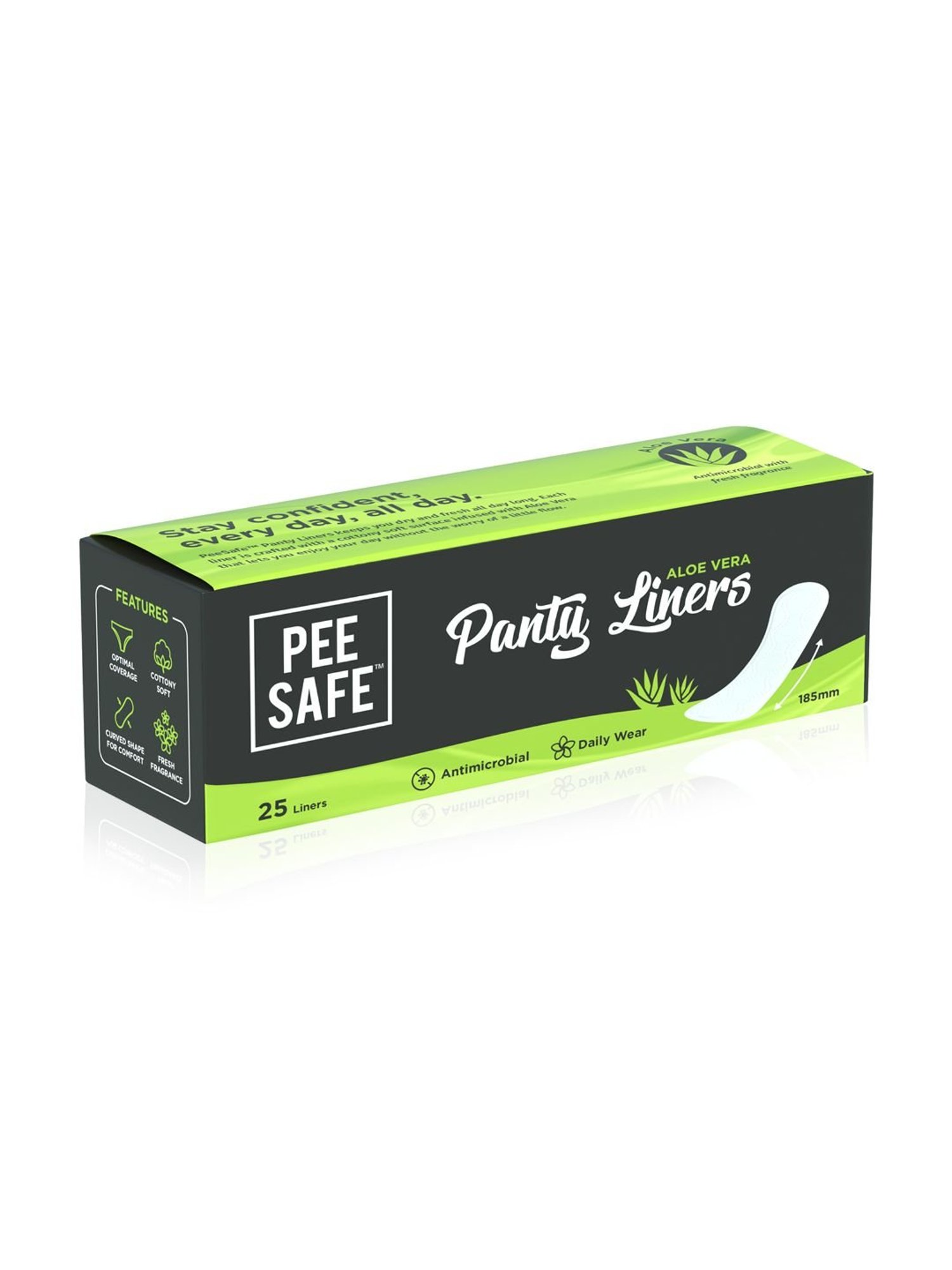 Pee Safe Aloe Vera Panty Liners, Cottony Soft for Extra Comfort Pantyliner, Buy Women Hygiene products online in India
