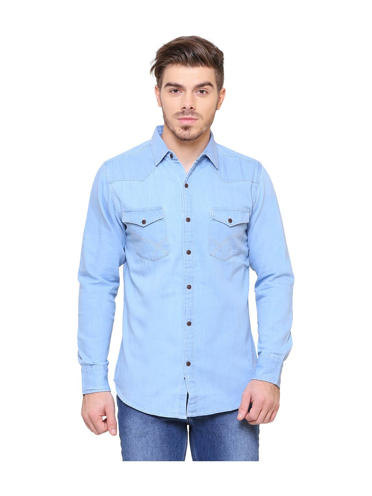 Men Solid Casual Shirts 7200.8, Size : XL, XXL, XXXL, Feature : Breathable,  Eco-Friendly, Quick Dry at Rs 480 / Piece in Kolkata