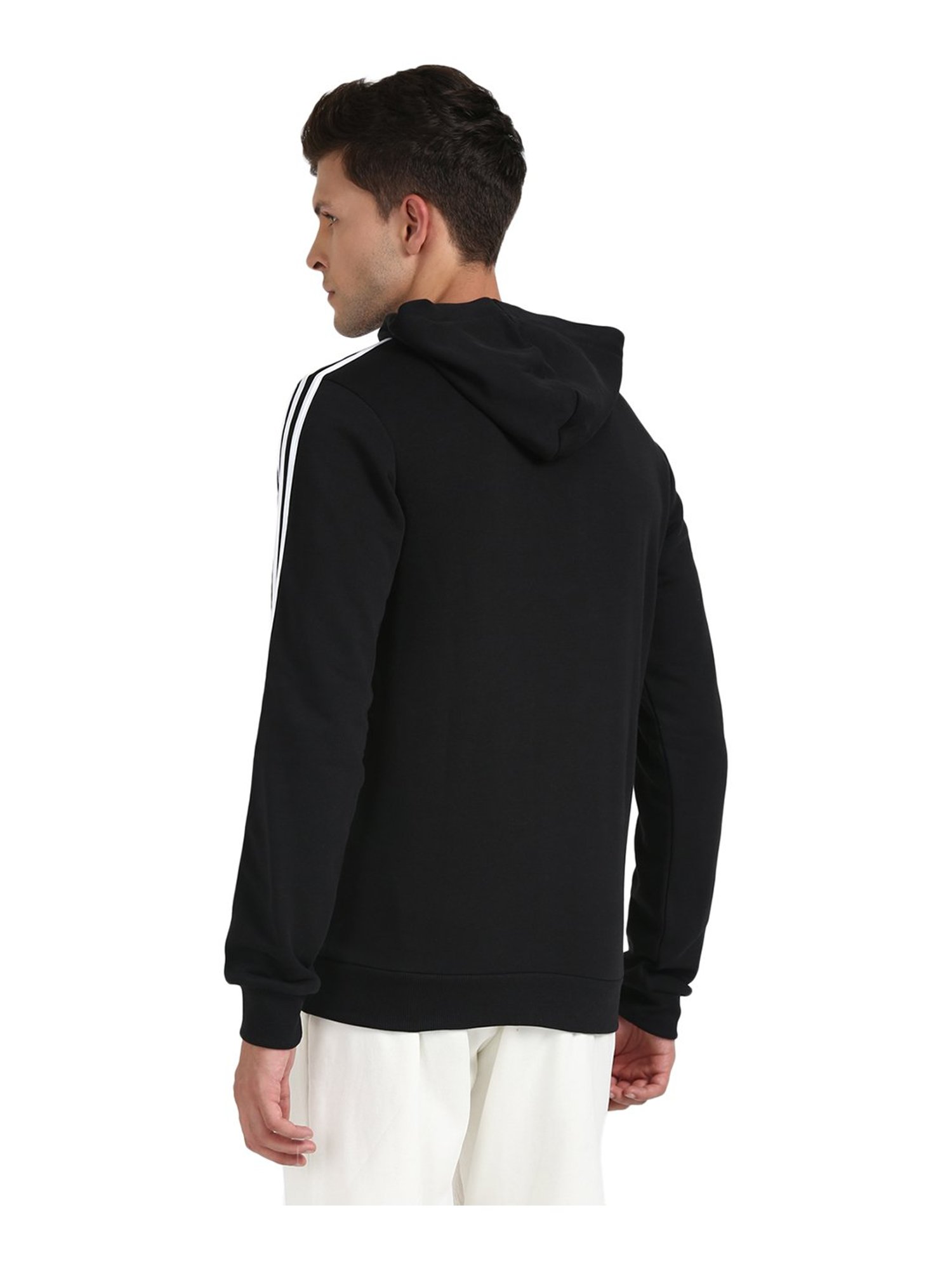 Mens black adidas zip cheap up hoodie