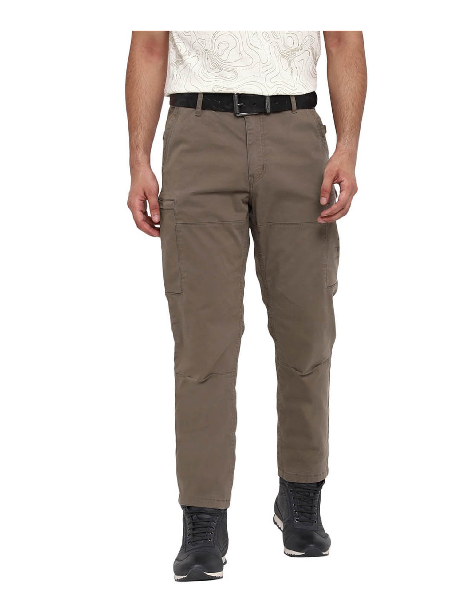 Relaxed Fit Cargo trousers  Brown  Men  HM IN