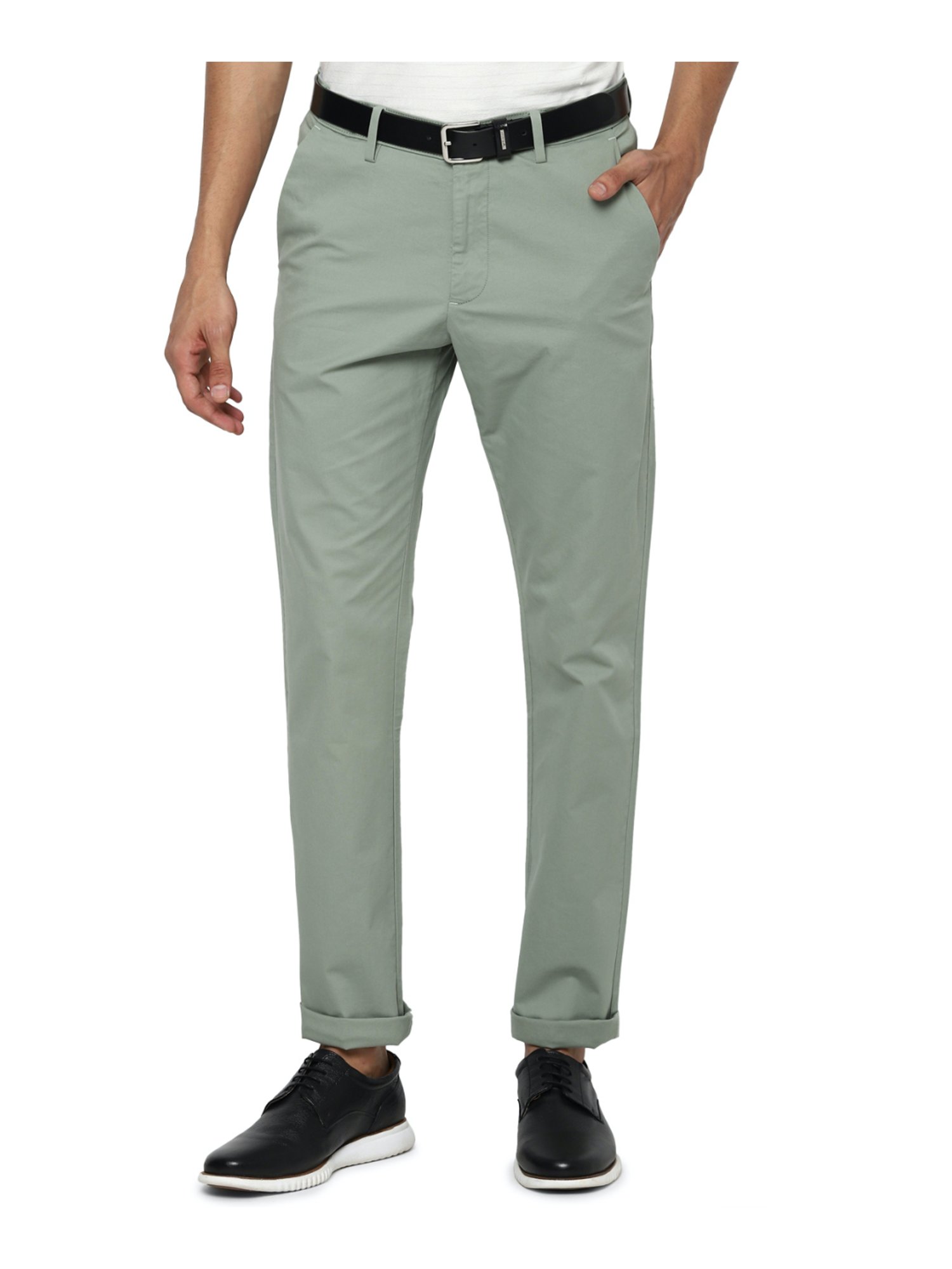 Allen Solly Trousers  Chinos Allen Solly Khaki Trousers for Men at  Allensollycom