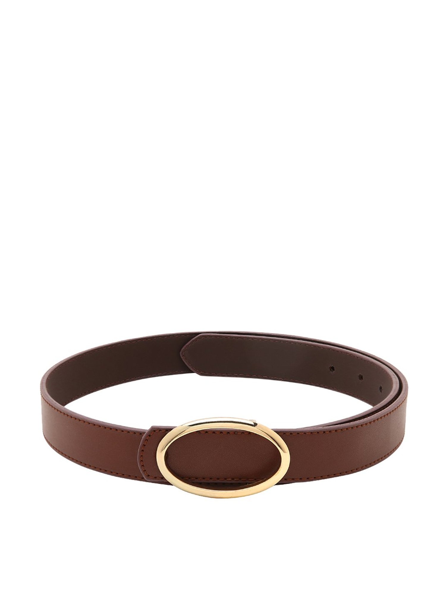 Buy Crusset Brown Suede Waist Belt for Women Online At Best Price