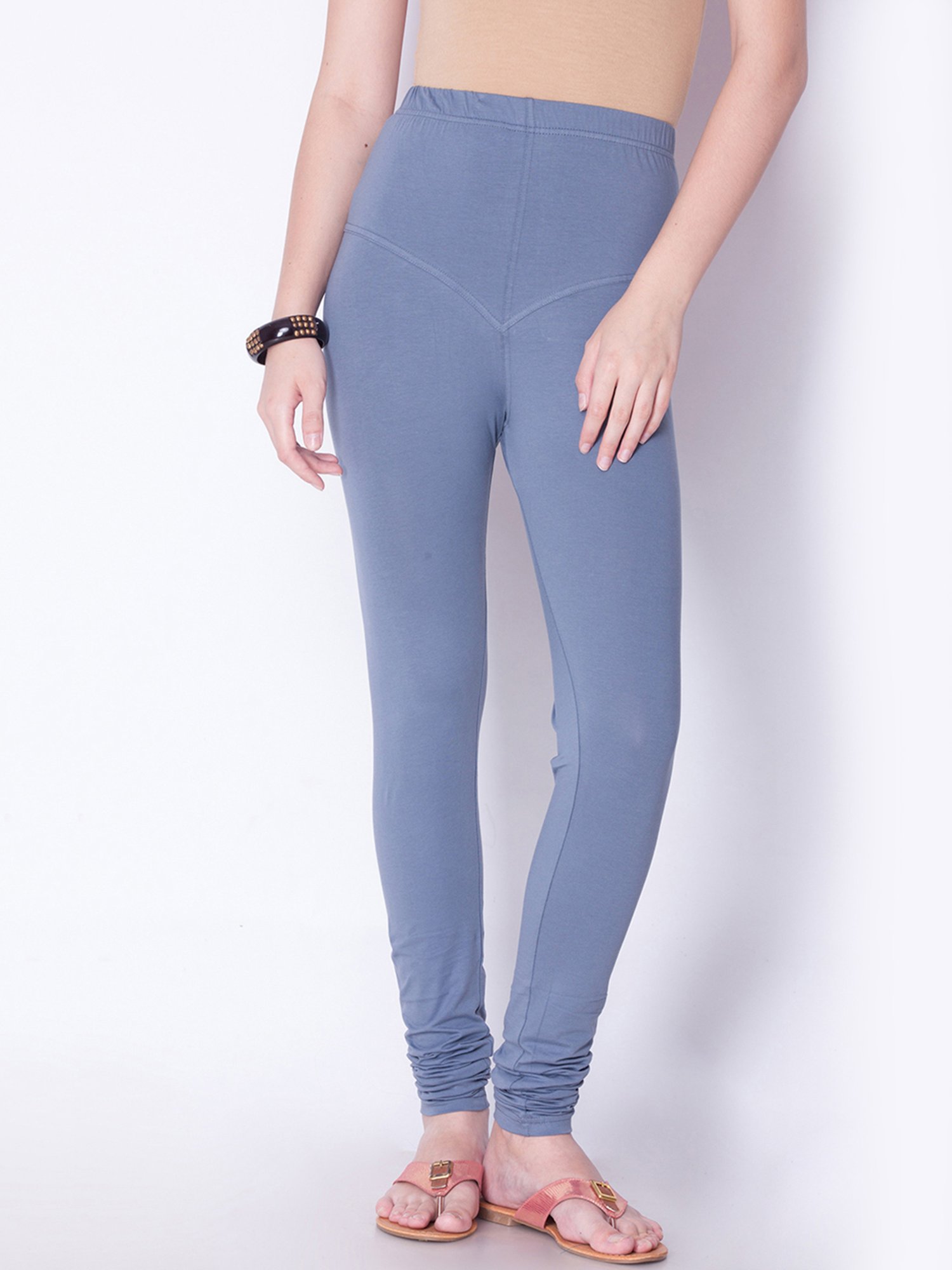 Buy Dollar Missy Blue Cotton Leggings for Women's Online @ Tata CLiQ