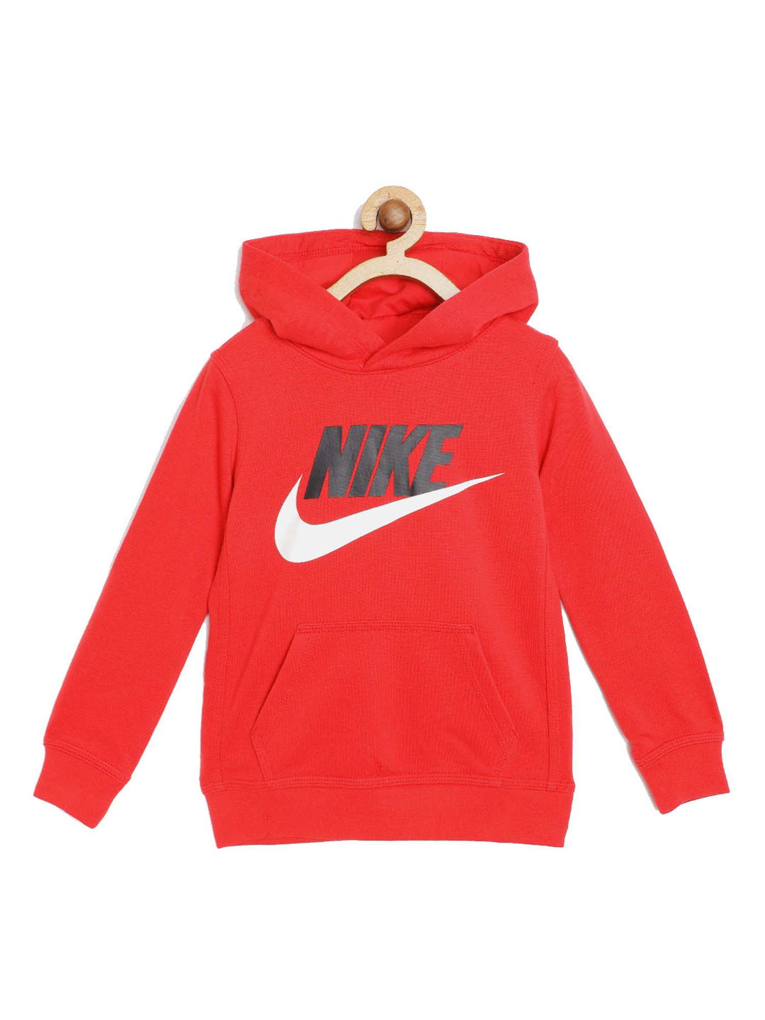 youth red nike hoodie