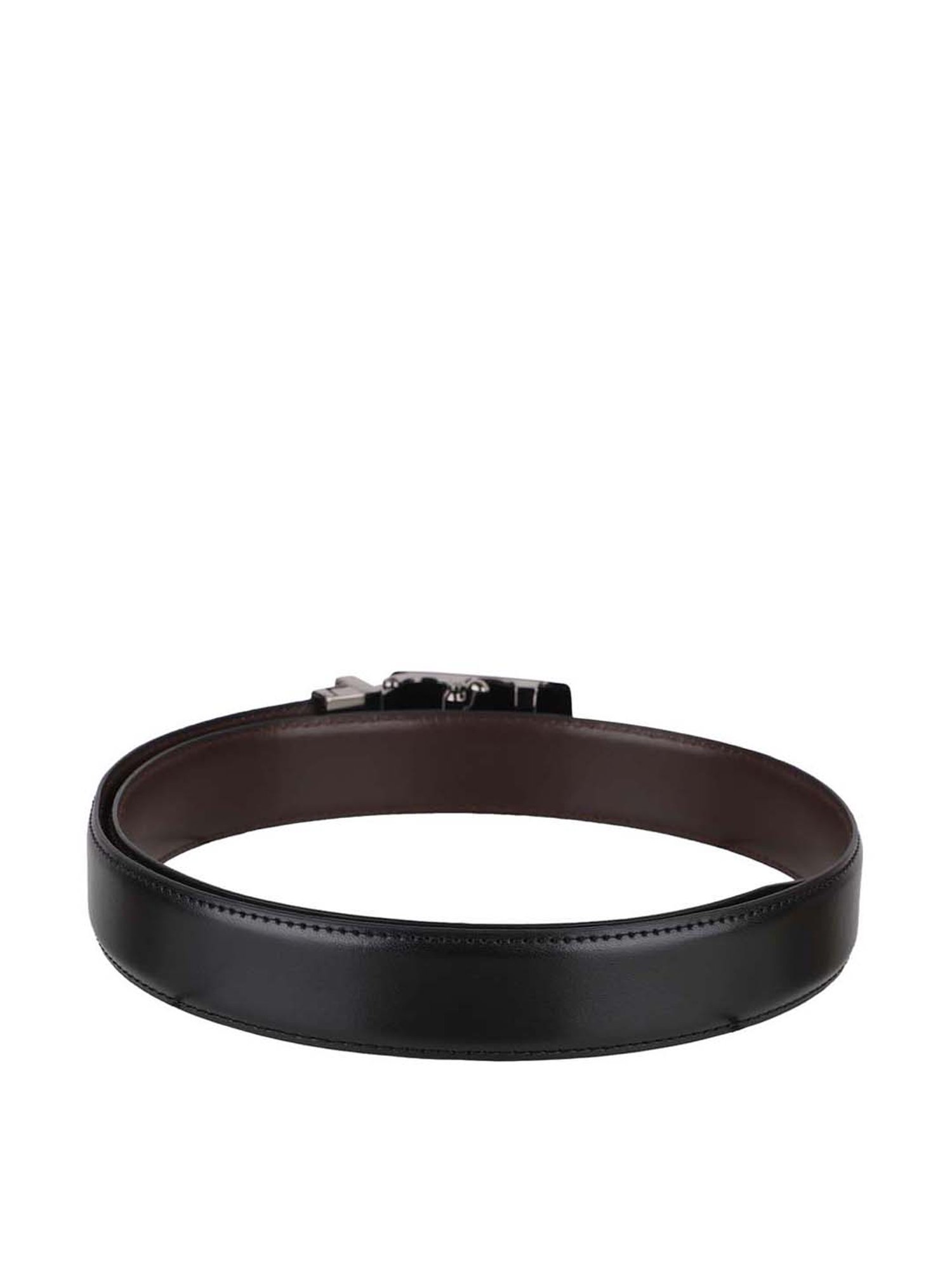 Men Brown Semi Formal Leather Belt – Carlton London Online