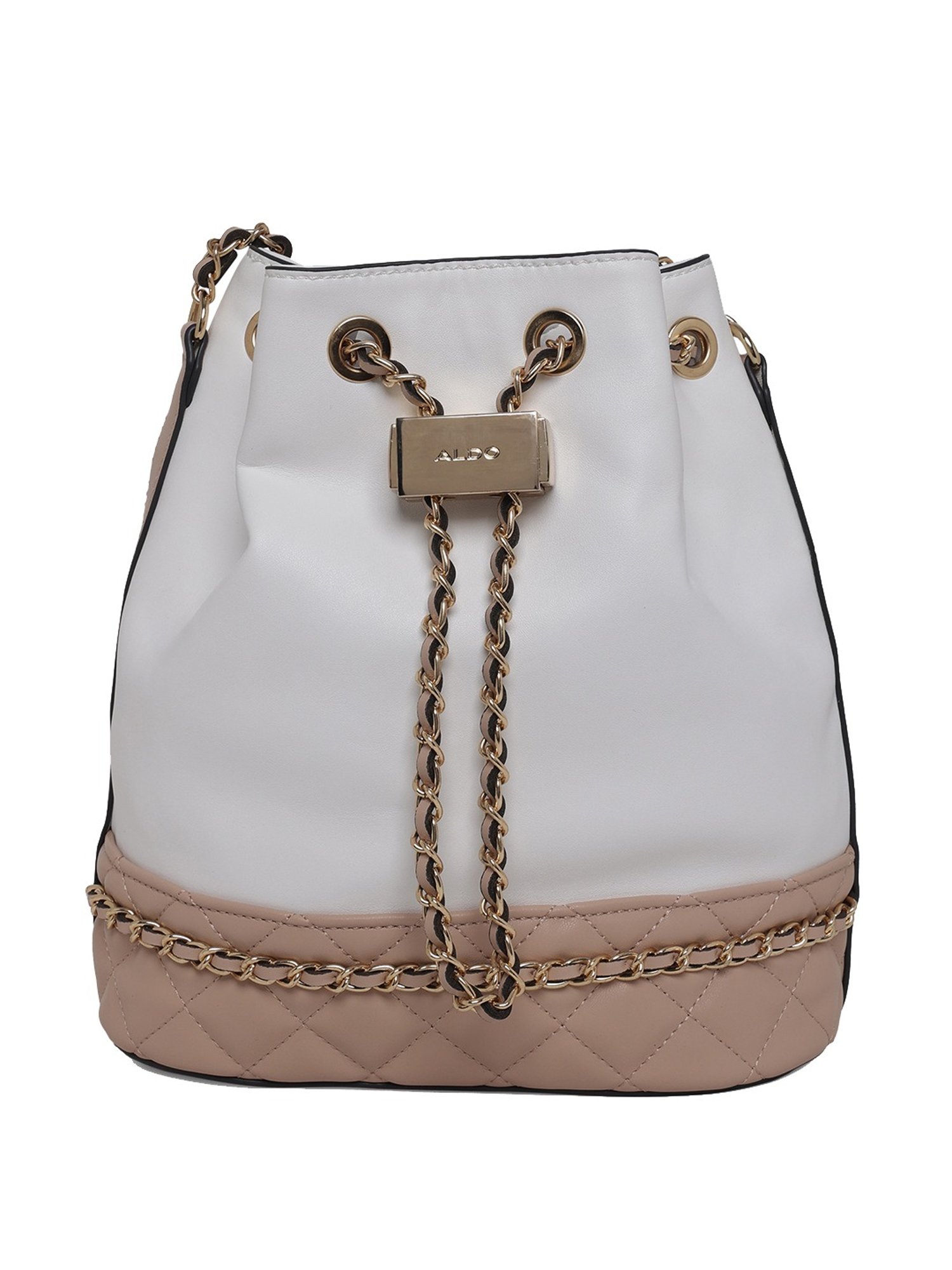 Chanel - Drawstring Bag in Beige