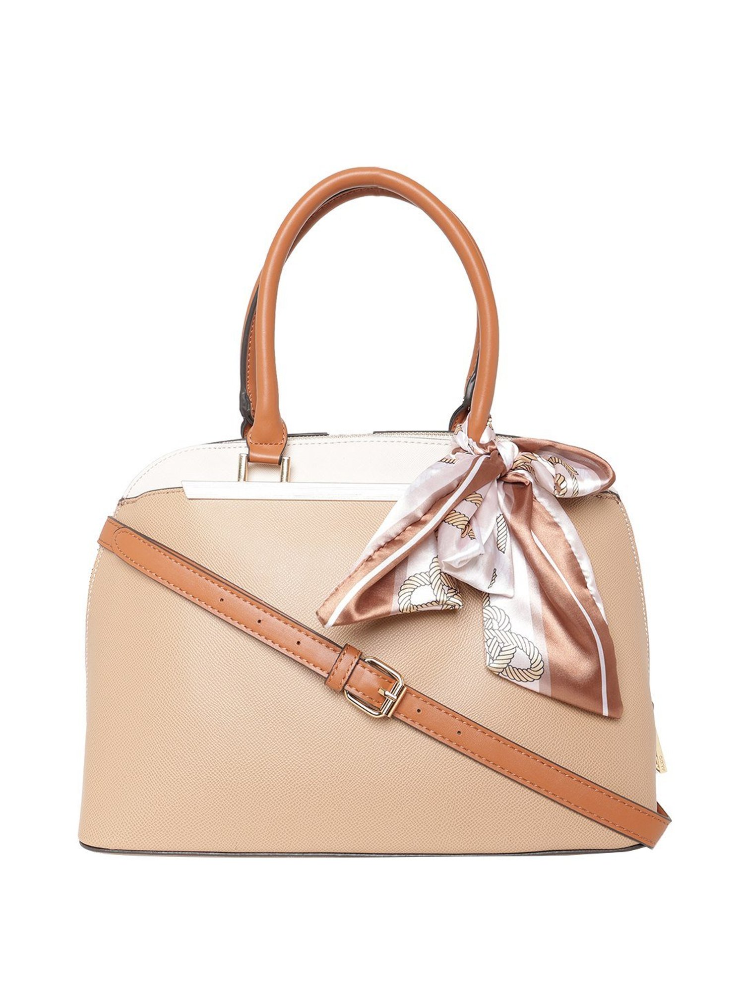 aldo top handle purse Merlot And Beige womens handbag | eBay