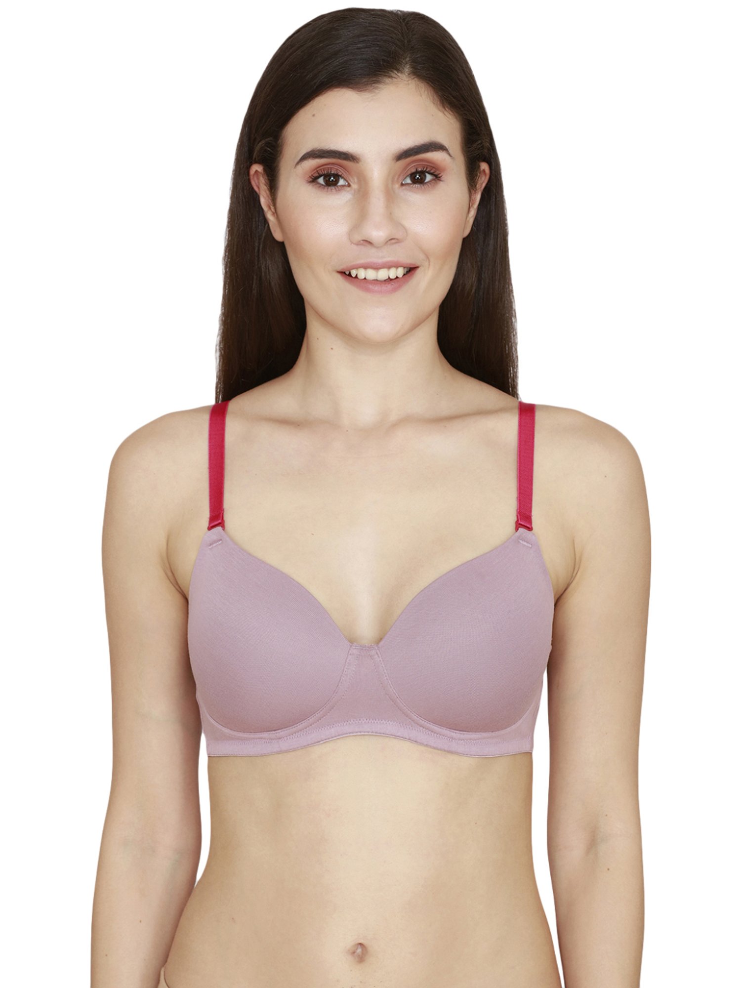 Buy Zivame Purple Cotton Printed T-Shirt Bra for Women Online @ Tata CLiQ