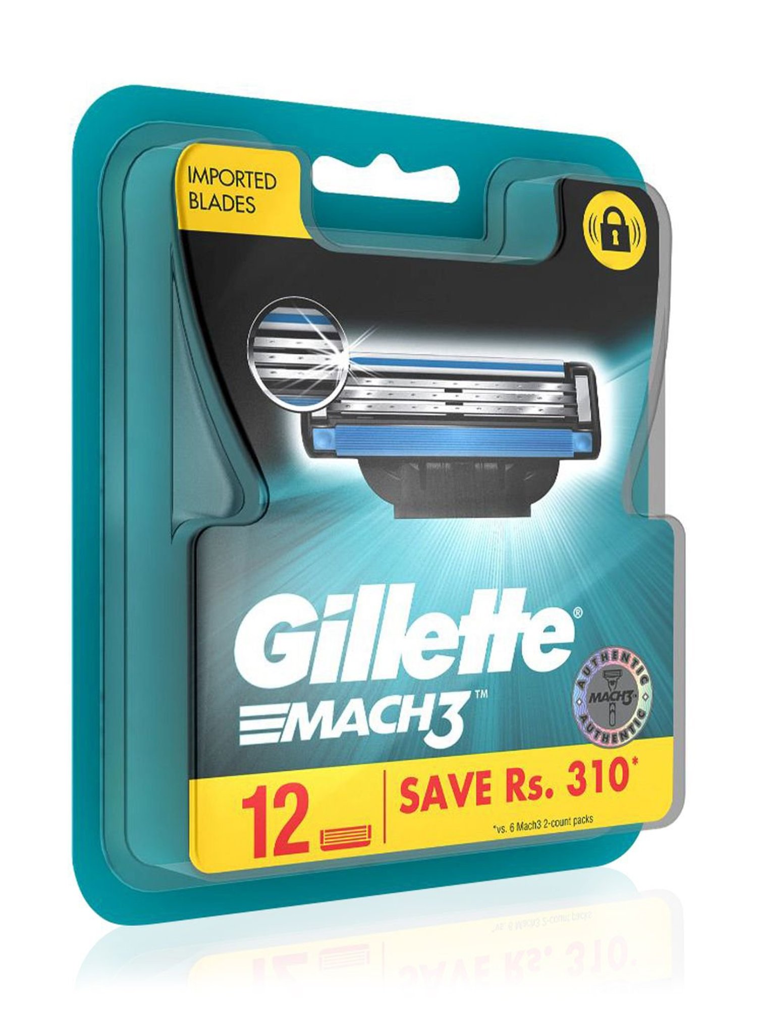 Gillette Mach 3 Cartridges 12's