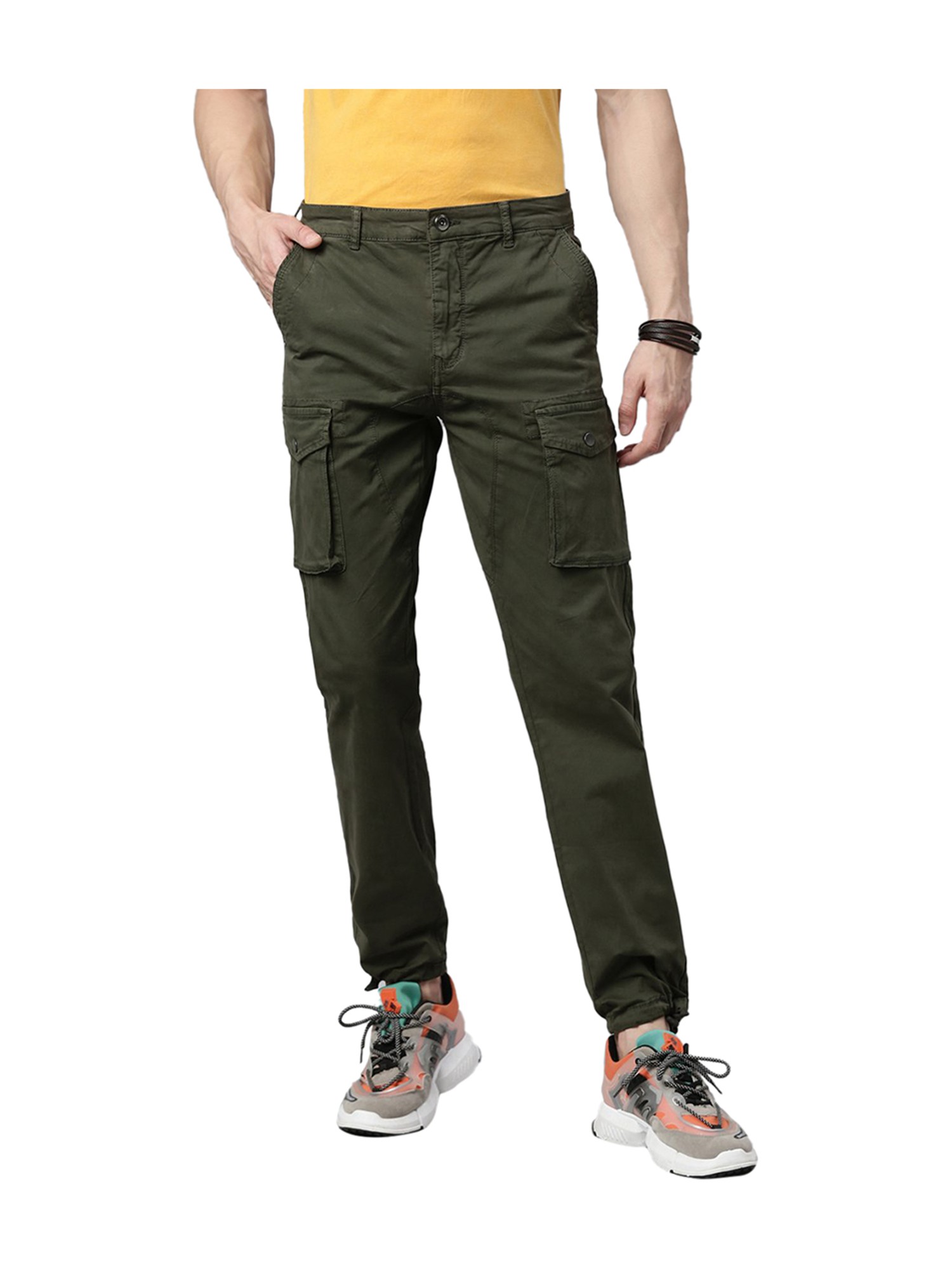 Buy Olive Green Cargo Pants for Men Online in India Beyoung