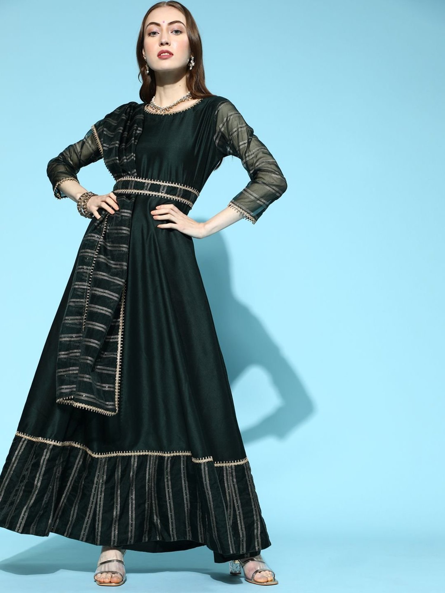 Anarkali on sale kurti 2018