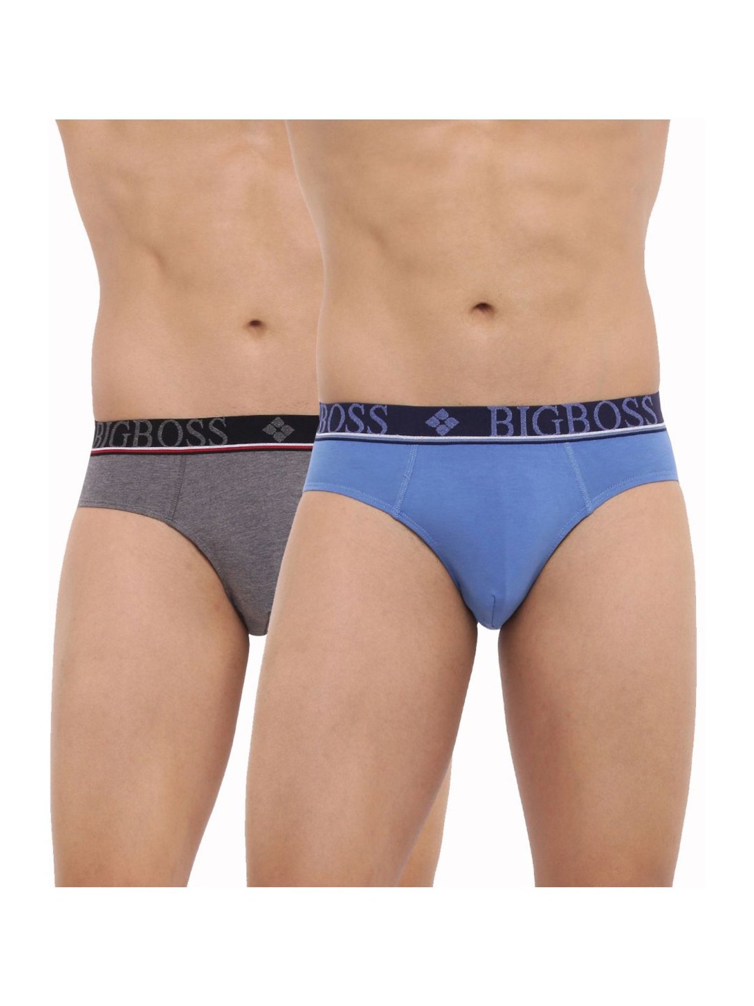Buy Dollar Bigboss Assorted Color Cotton Briefs (Pack Of 2) for Mens Online  @ Tata CLiQ