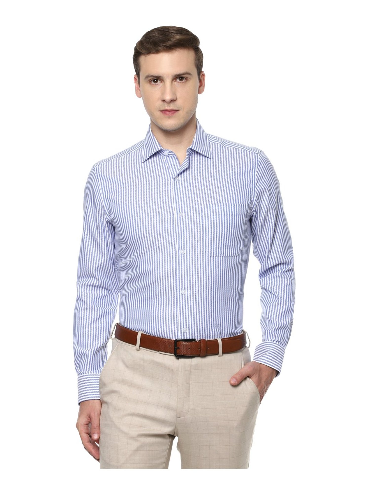 Exclusive Louis Philippe Striped Shirt