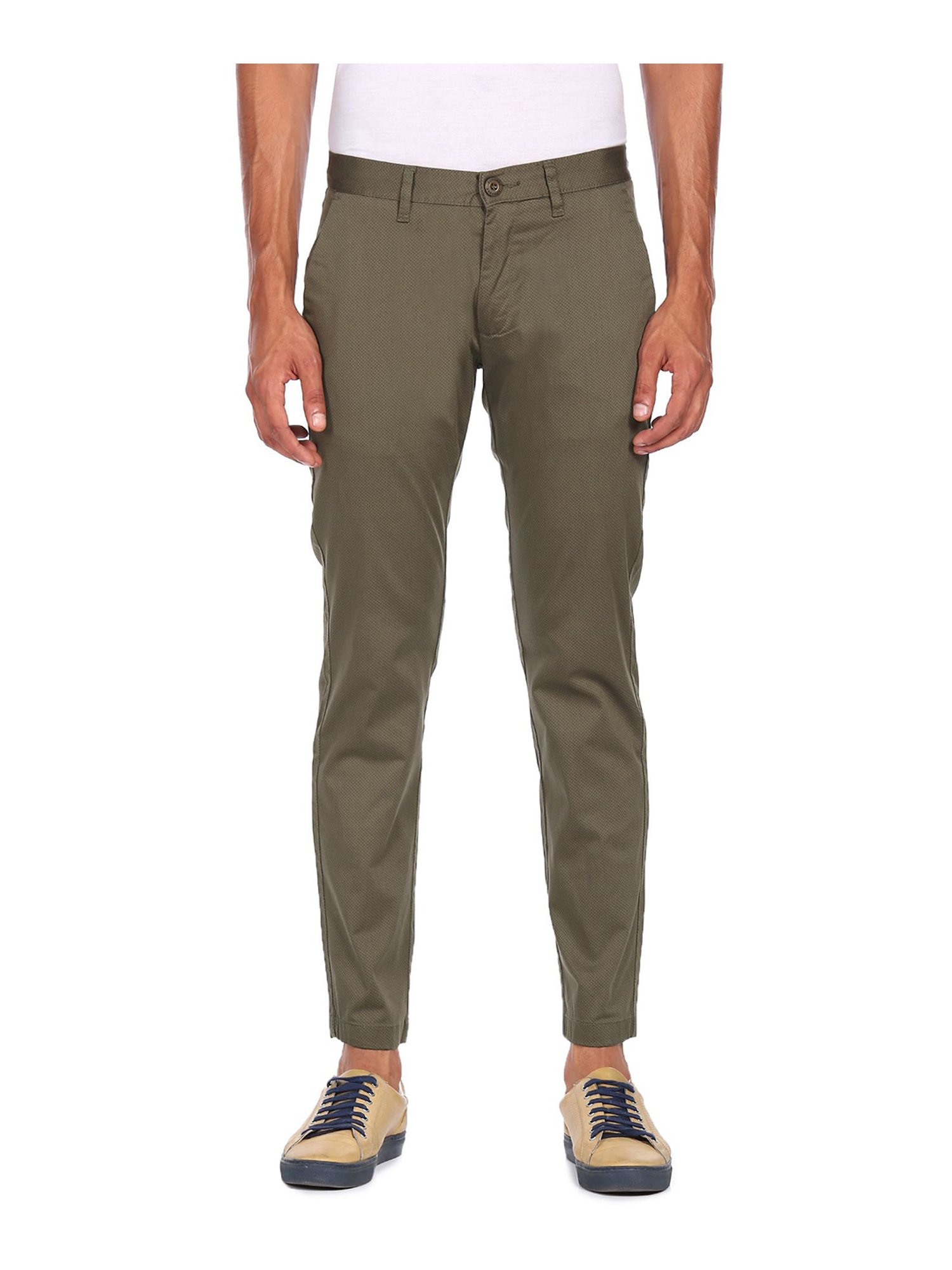 Buy Olive Trousers  Pants for Men by Ruggers Online  Ajiocom