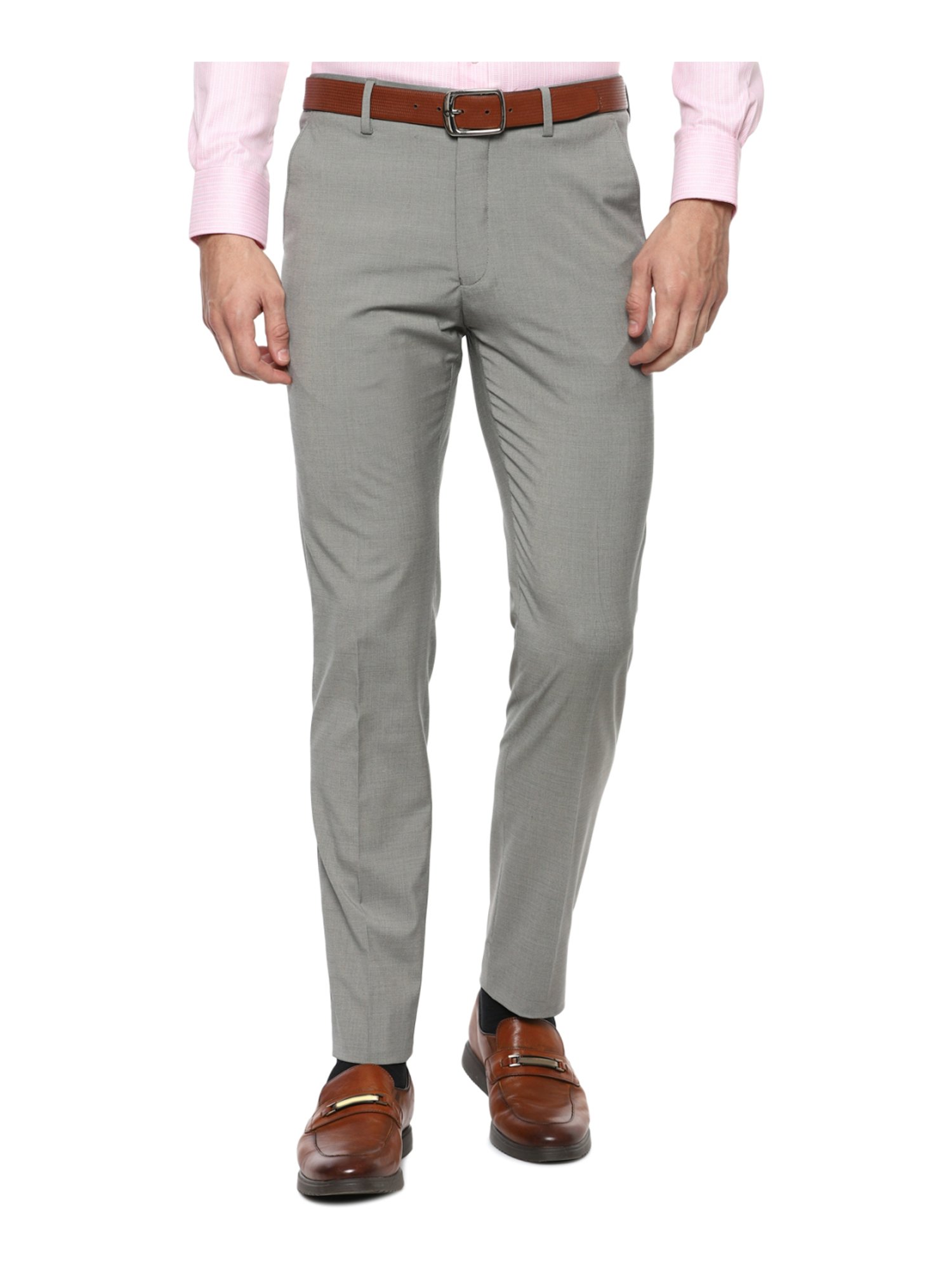 LOUIS PHILIPPE Slim Fit Men Grey Trousers  Buy LOUIS PHILIPPE Slim Fit Men Grey  Trousers Online at Best Prices in India  Flipkartcom