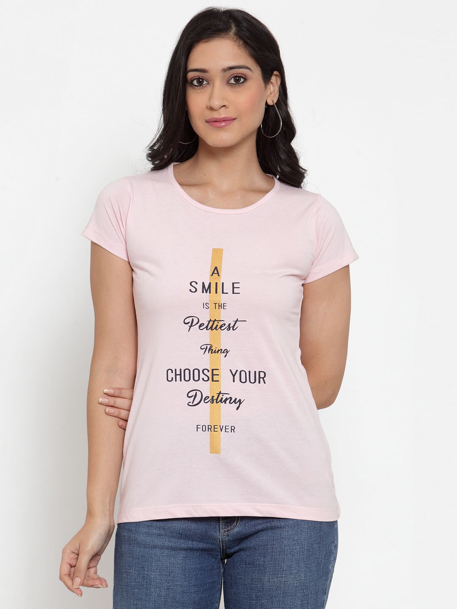 Buy Crozo By Cantabil Pink Printed T 
