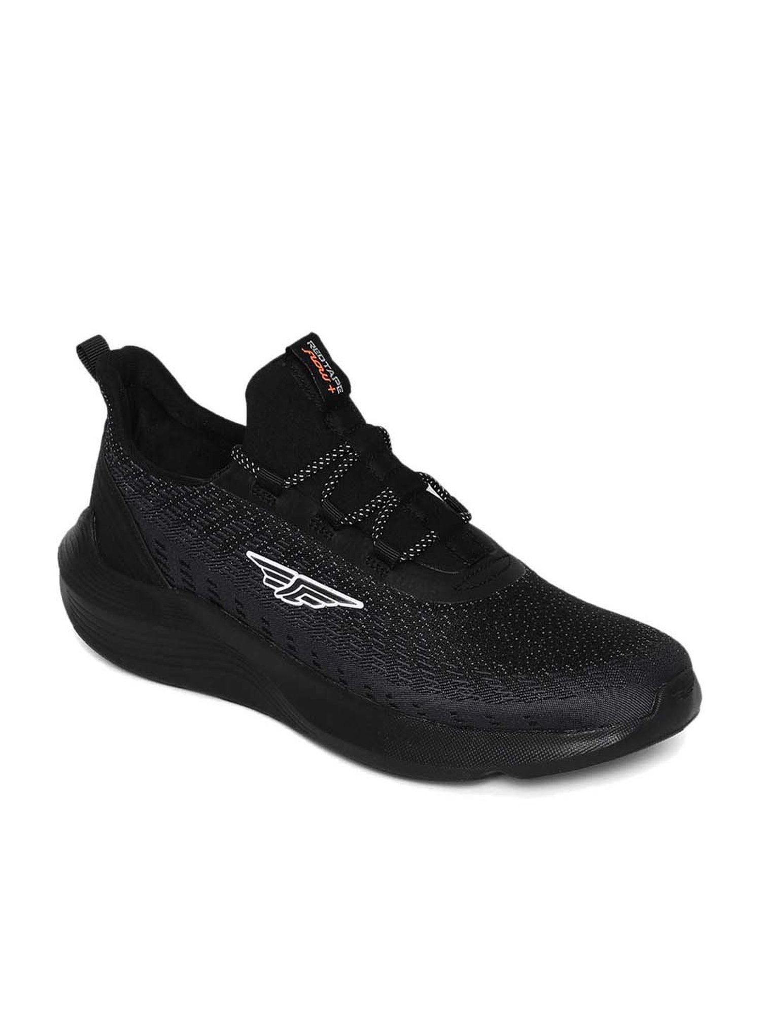 Red Tape Men's Core Black Walking Shoes 