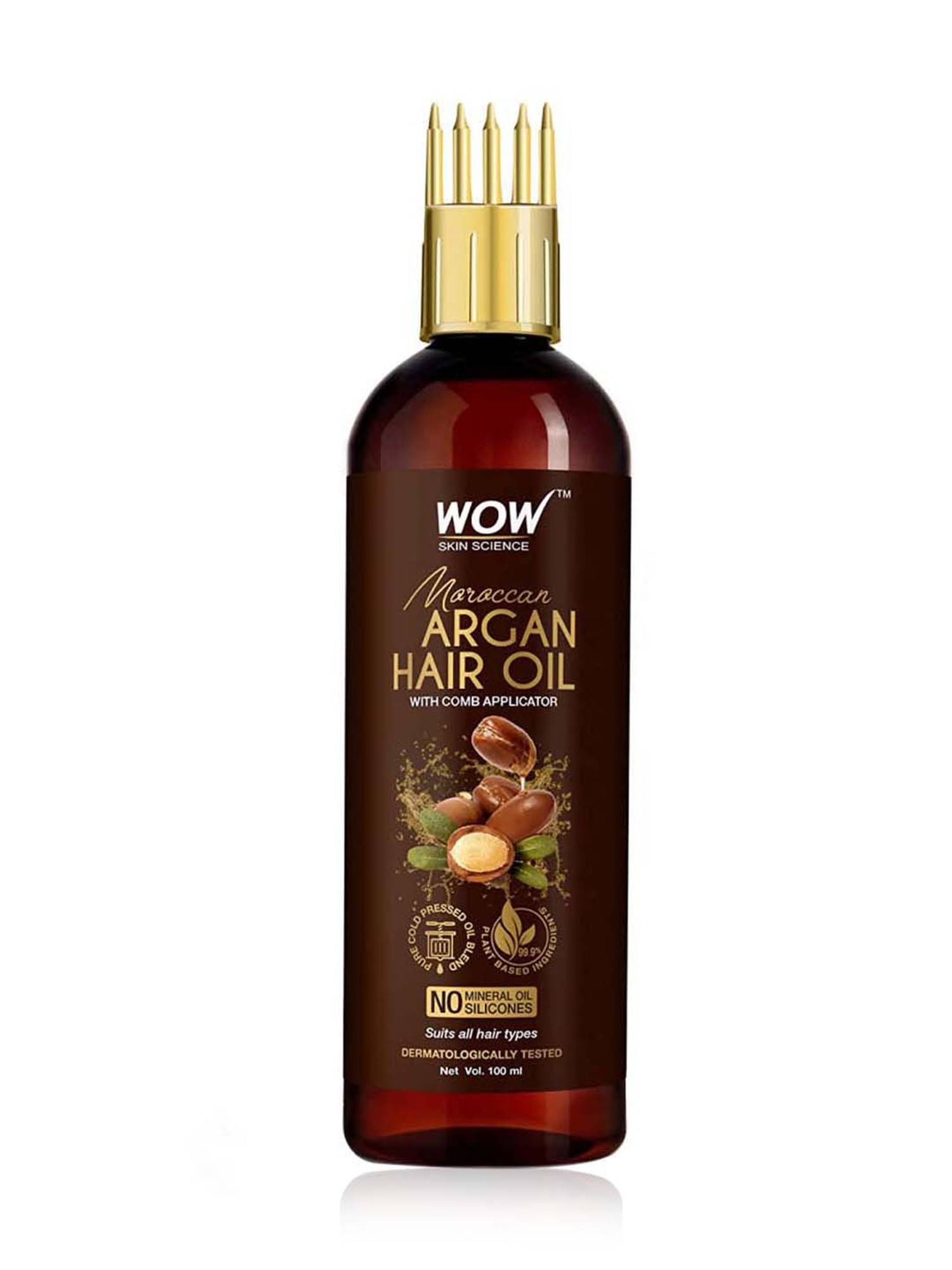 Buy Wow Skin Science Argan Hair Oil with Comb Applicator - 100 ml Online At  Best Price @ Tata CLiQ
