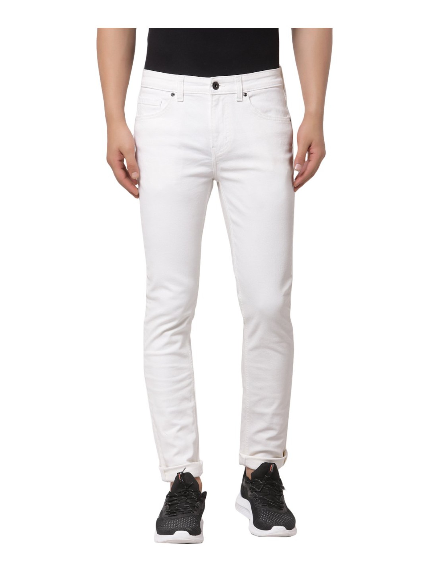 South Shores White Men's Summer Jeans - Comfortable Jeans by Mugsy