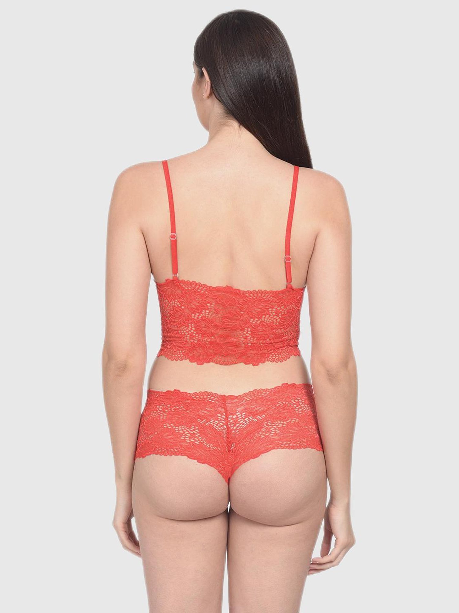 Buy mod & shy Red Solid Bra Set for Women Online @ Tata CLiQ