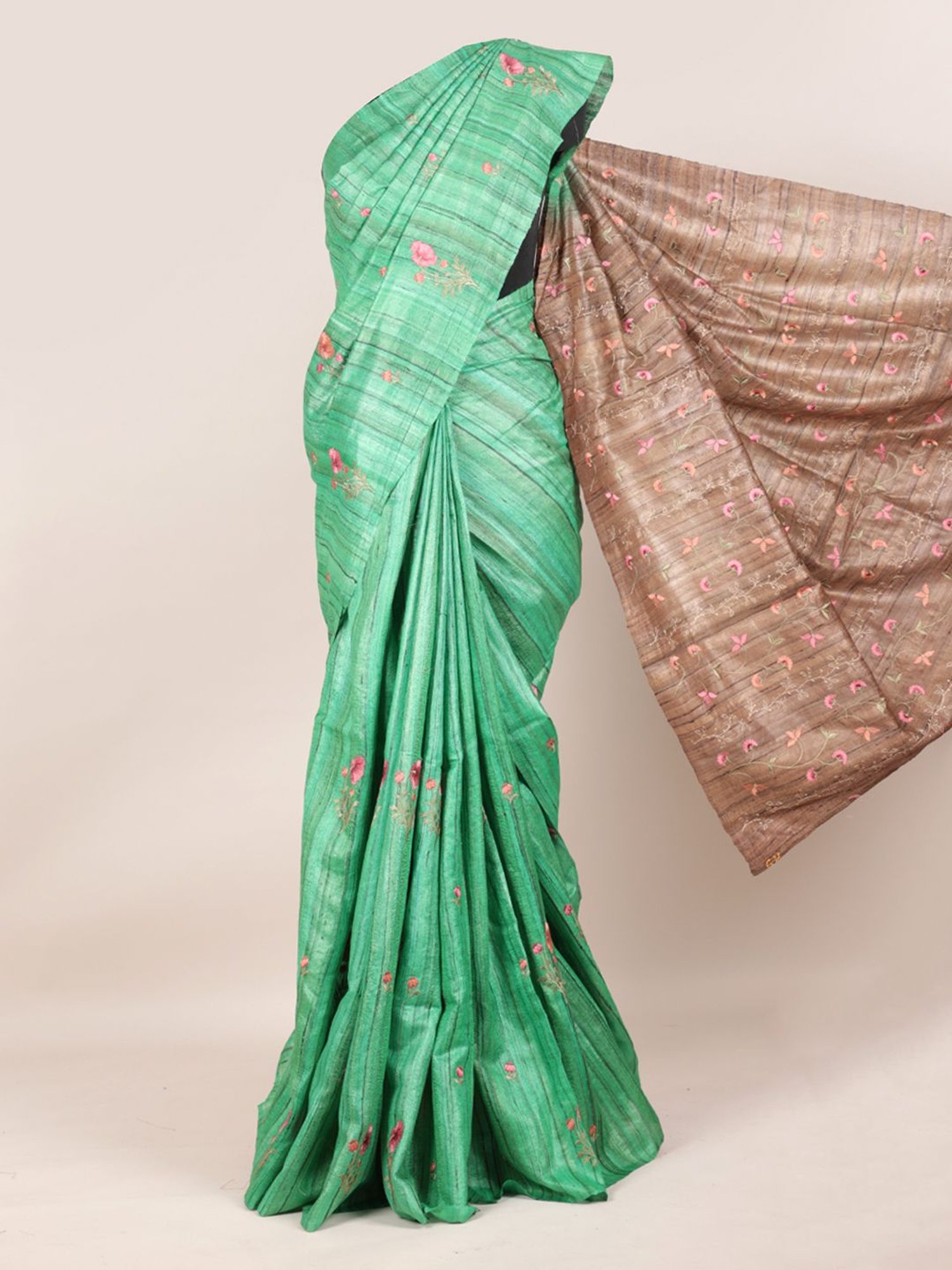 Persian Green Chiffon Indian Saree pothys Online Shopping For Womens –  TheDesignerSaree