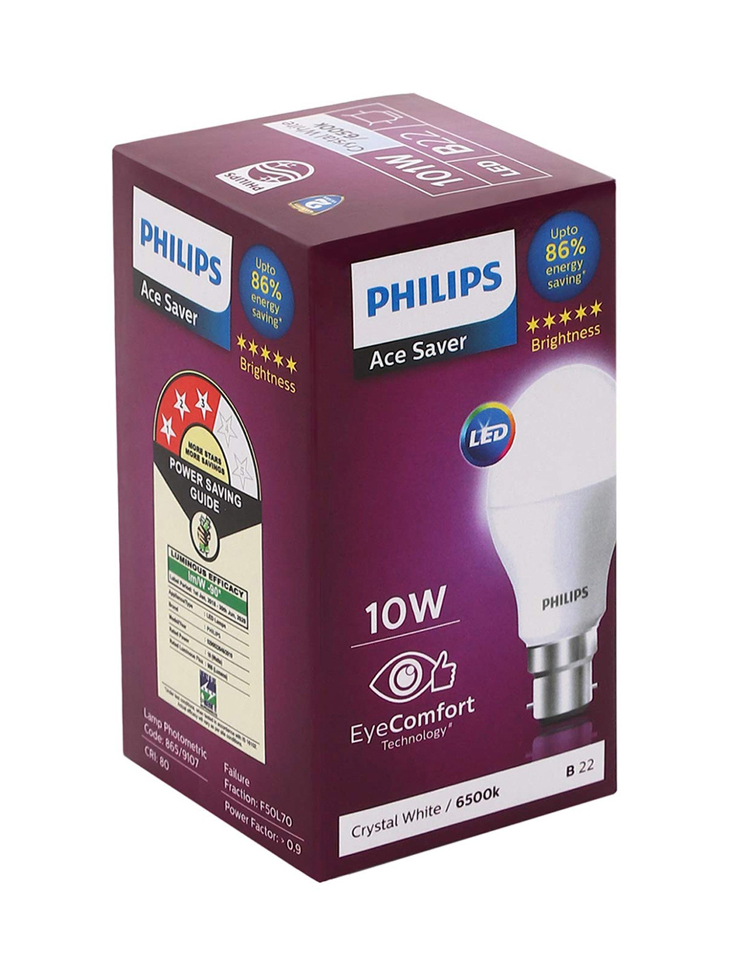 Buy Philips 929002264613 10W LED Bulb (White) Online At Best Price @ Tata  CLiQ