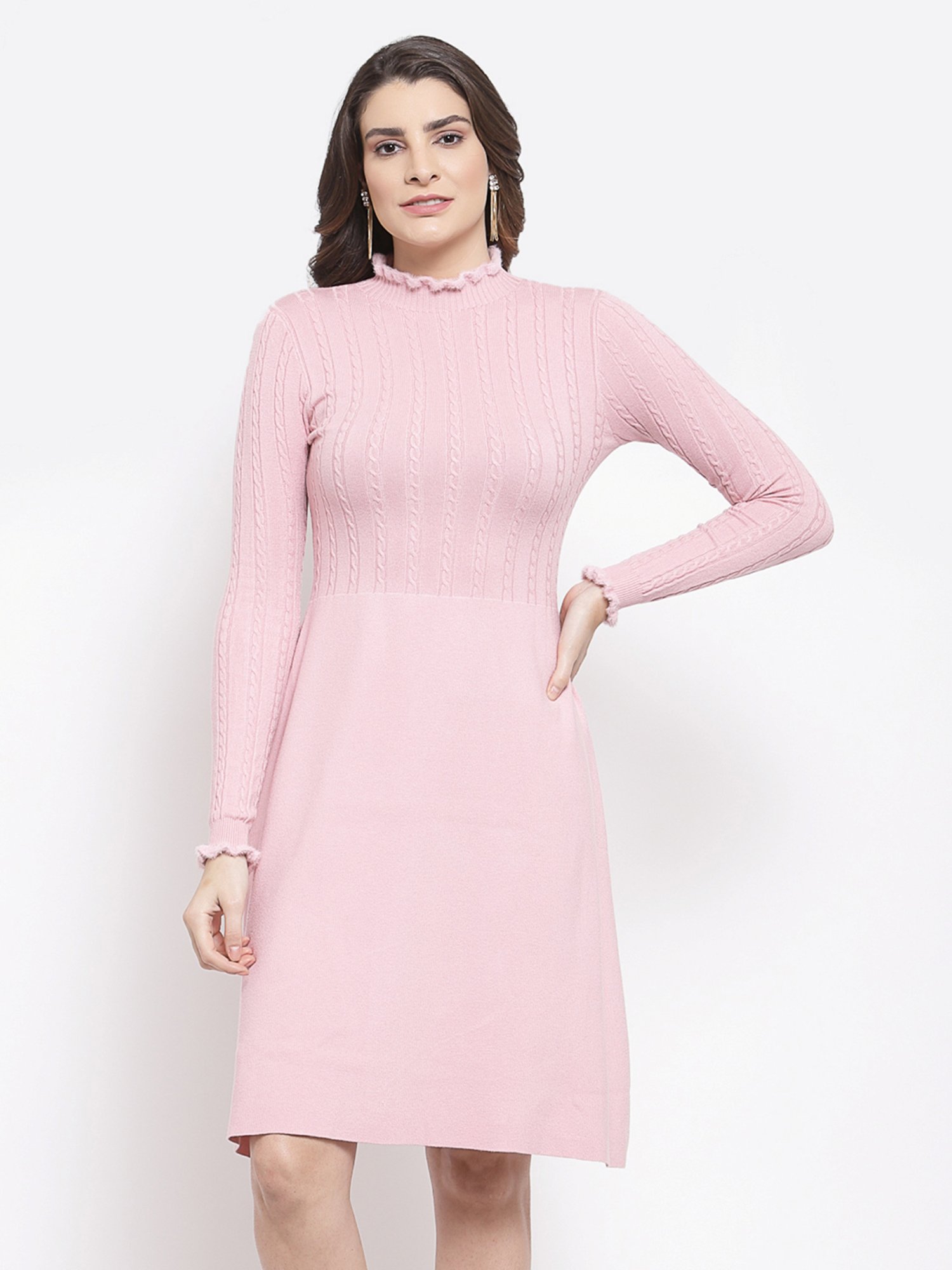 pleated dress women s Sundry Pleated Dress in Optic White - S - Shop Sundry Dresses main image 0
