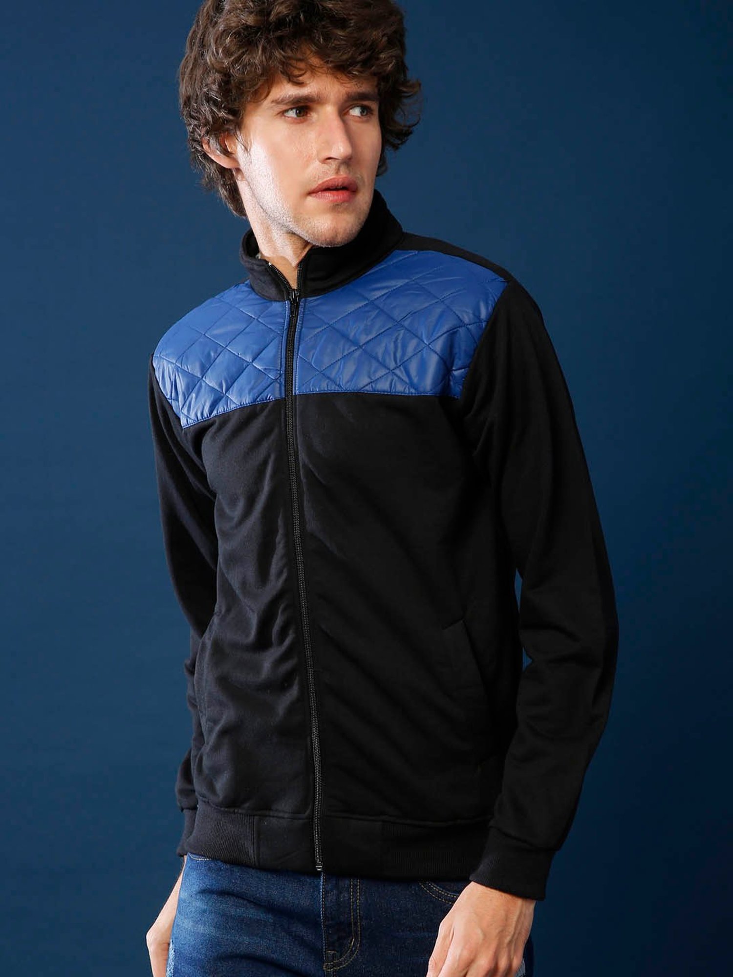 Buy Peter England Casuals Black Regular Fit Jacket for Mens Online @ Tata  CLiQ