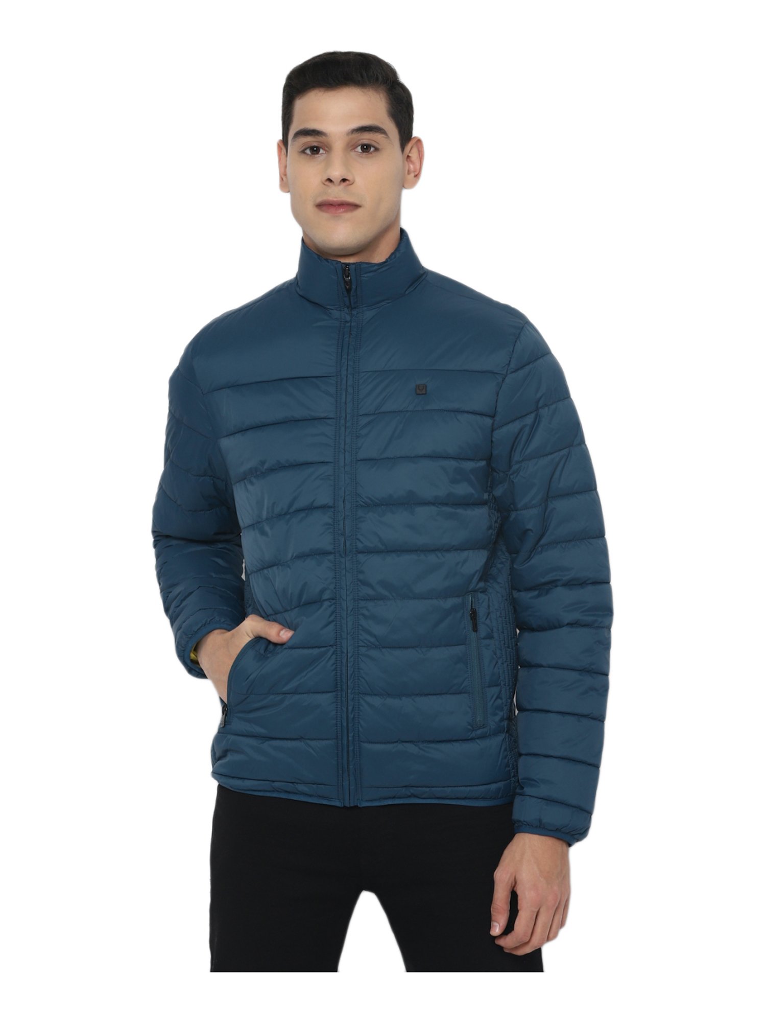 Buy Allen Solly Grey Cotton Regular Fit Quilted Jackets for Mens Online @  Tata CLiQ