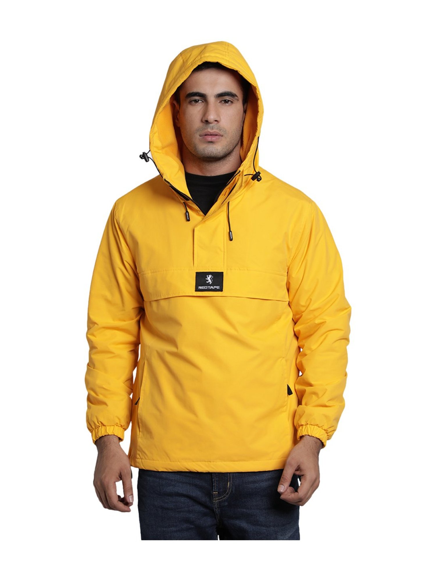 Yellow cheap red jacket