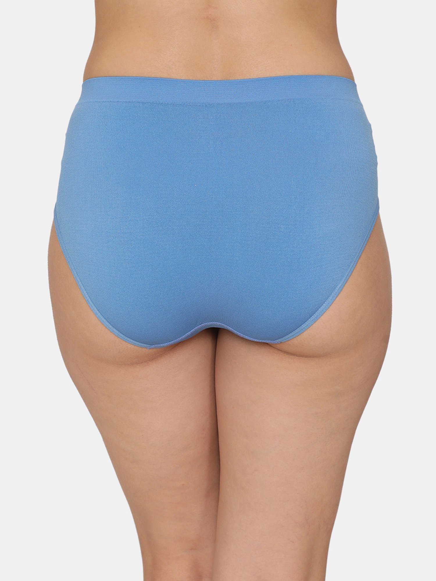 Buy Zivame Low Rise Zero Coverage Thong Blue online