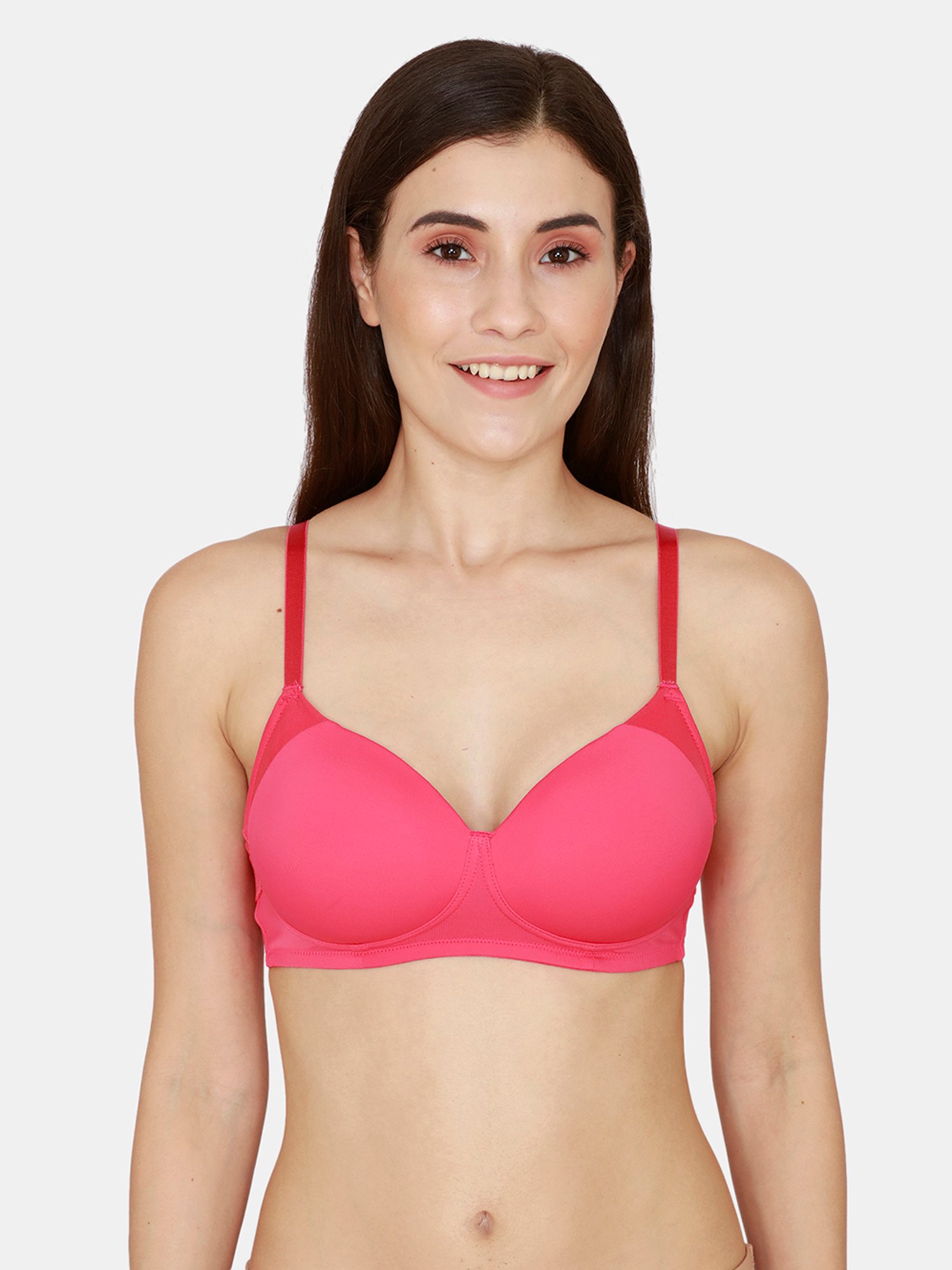 Buy Zivame Pink Non Wired Padded T-Shirt Bra for Women Online @ Tata CLiQ