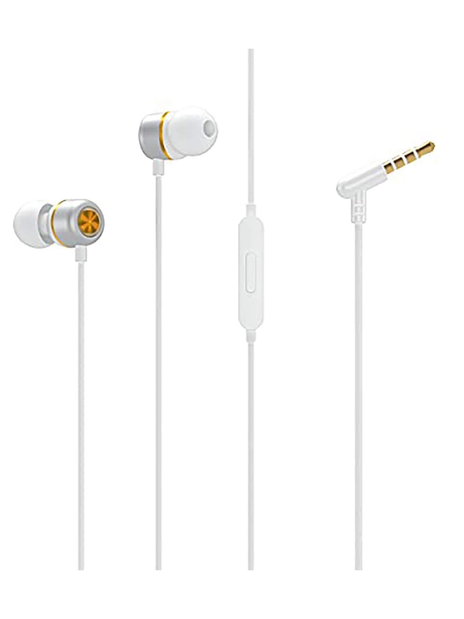 Buy Portronics Conch 10 POR 1418 Wired Earphone with Mic White