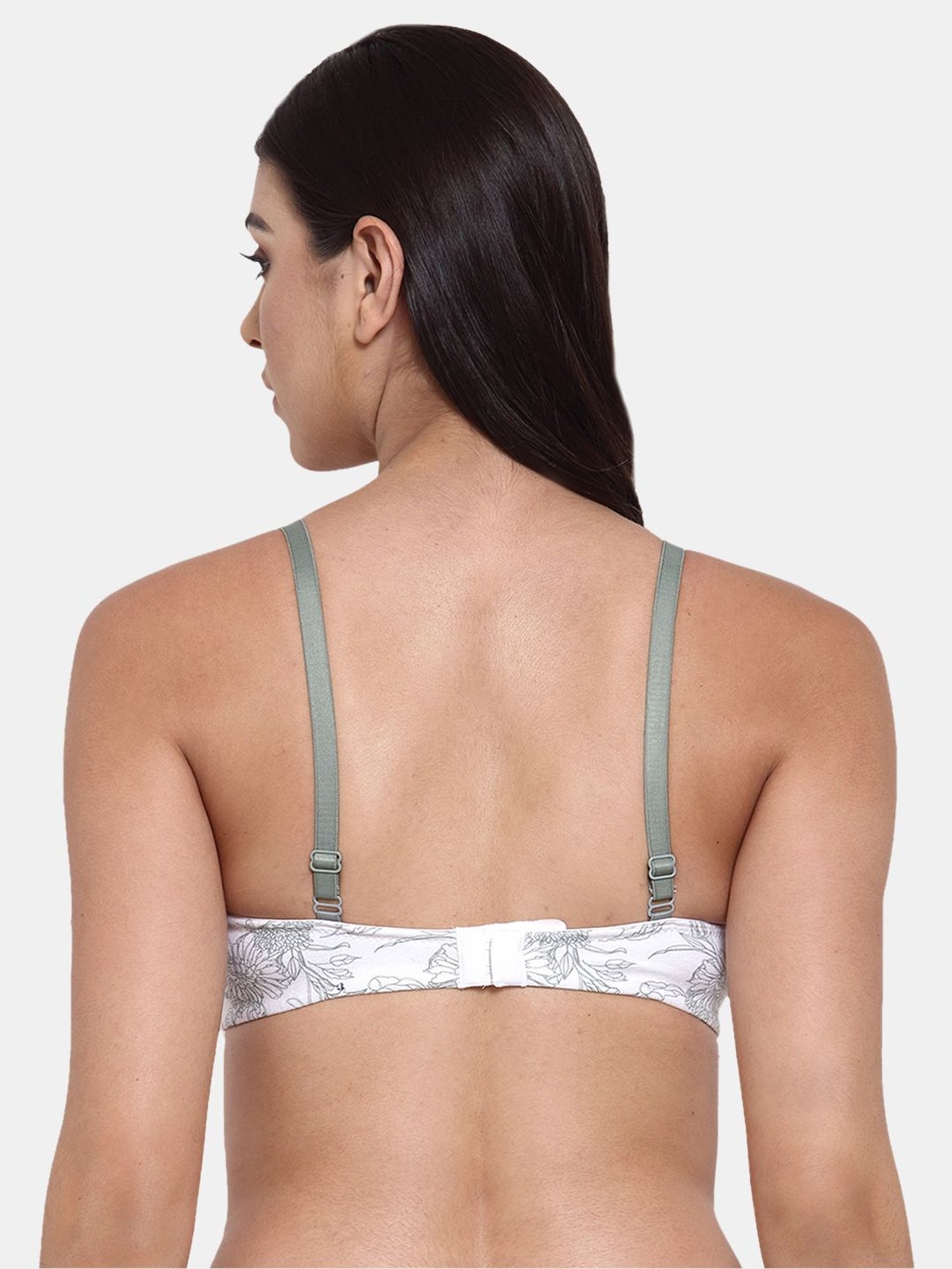 Buy Inner Sense Green Non Wired Padded Bralette Bra (Pack Of 3