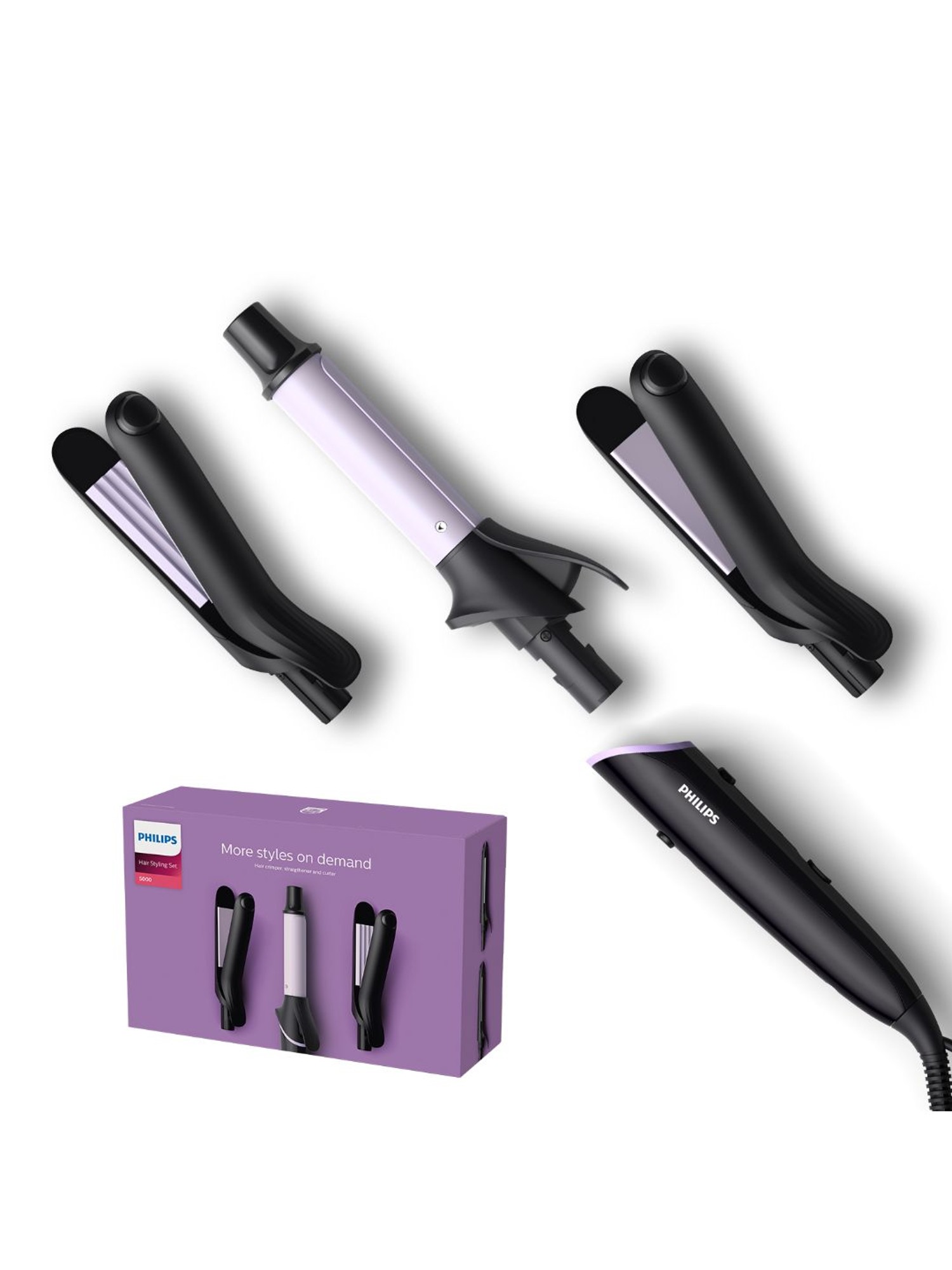 dedication propeller Jumping jack Buy Philips 5000 Series BHH816/00 Hair Styling Set Online At Best Price @  Tata CLiQ