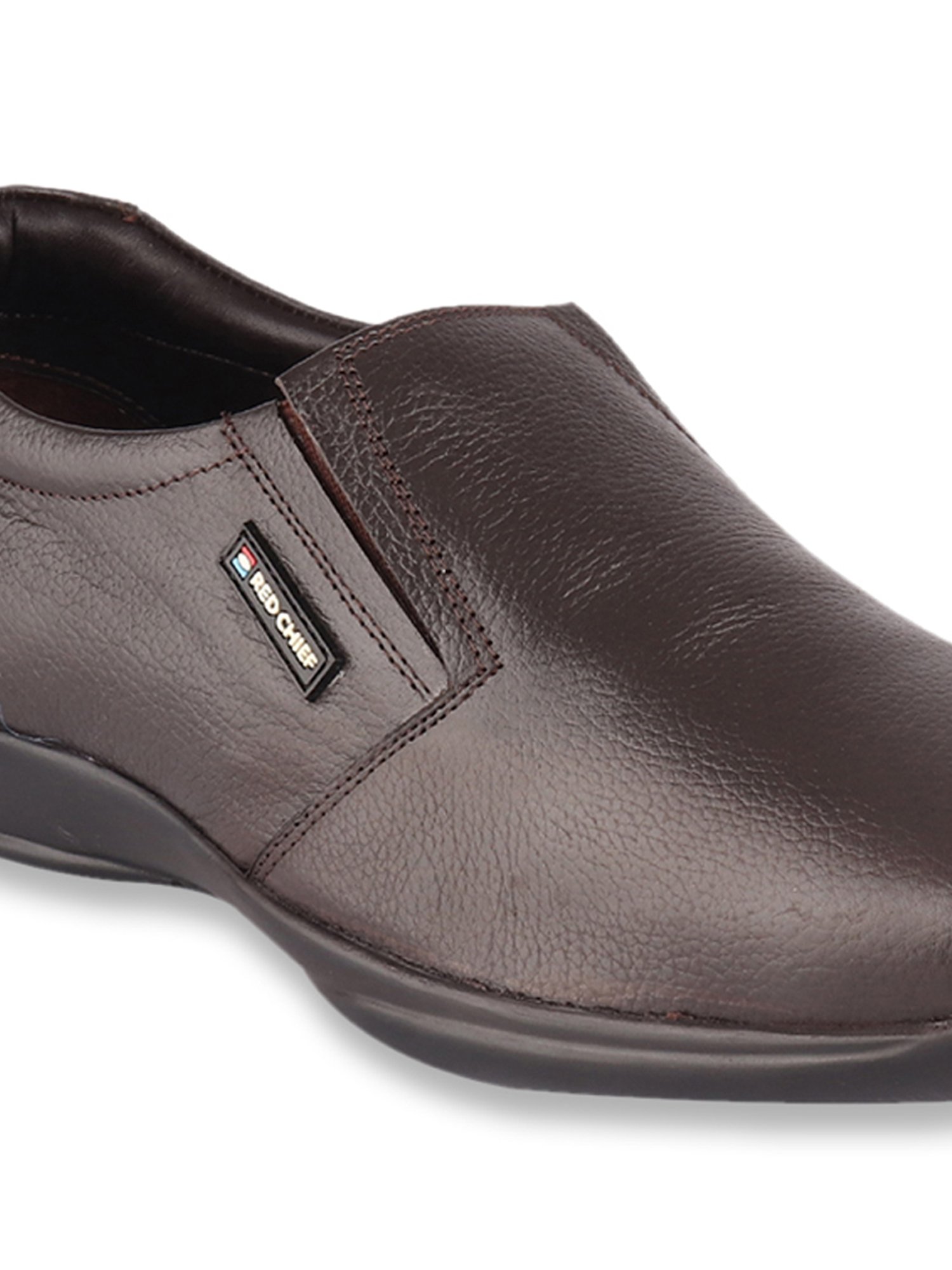 Buy Red Chief Men's Brown Formal Slip 