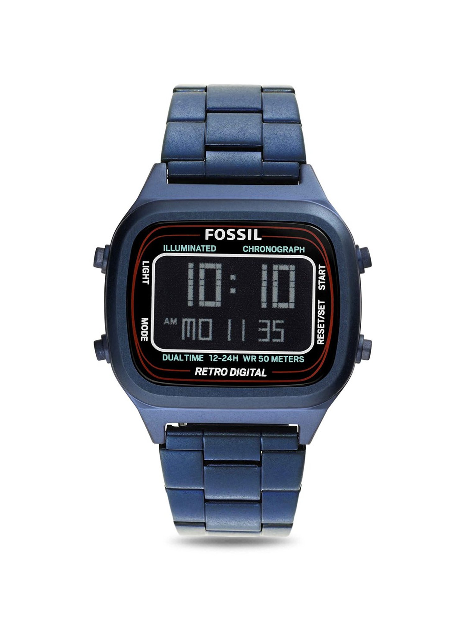 Retro digital watch discount mens