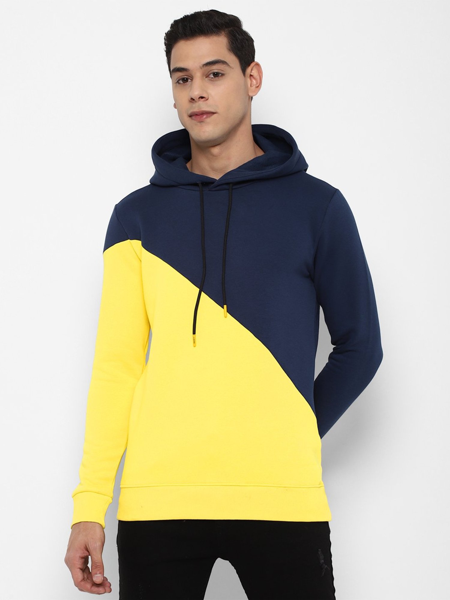 Yellow hot sale colour hoodie