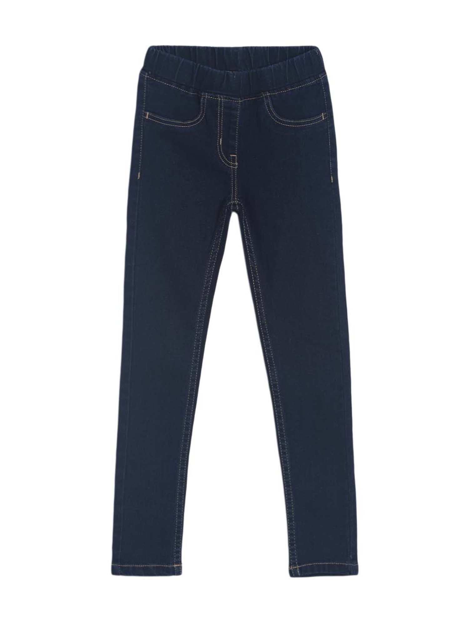 Kids Girls Stretchy Denim Jeans Jeggings Pants Leggings Trousers 5-13 Years  | eBay