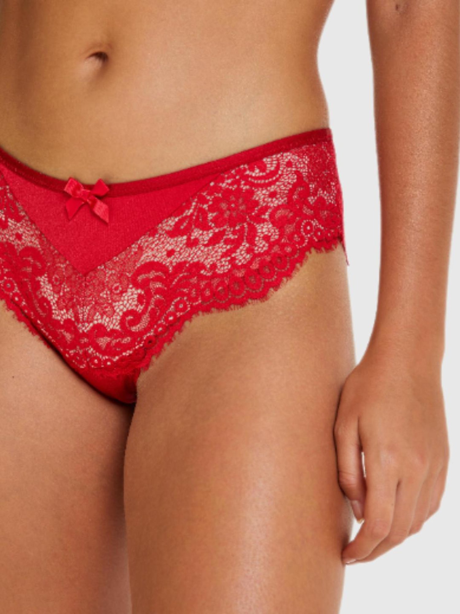 Hunkemoller Red Lace Panty
