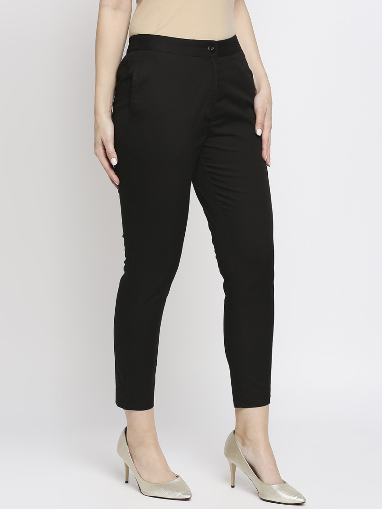 Black velvet suit trousers | The Kooples - US