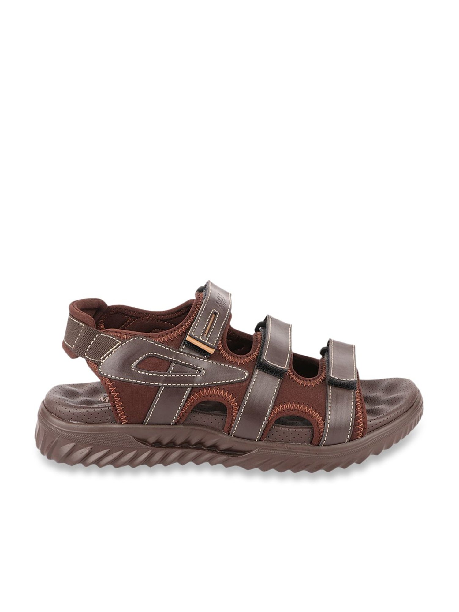 Men's Ethnic Kolhapuri Chappals Dark Brown - TrishaStore.com