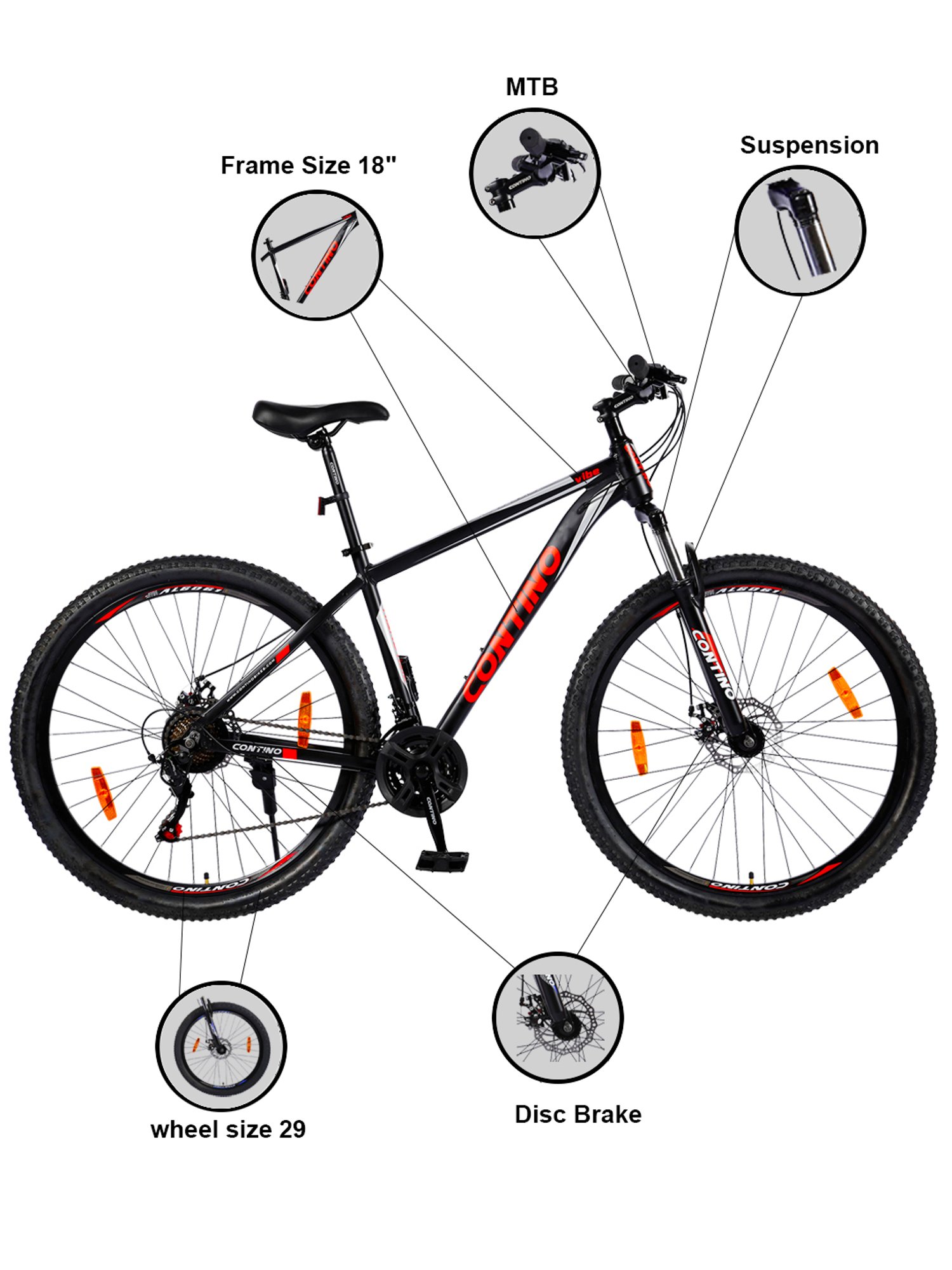 29 mountain discount bike size chart