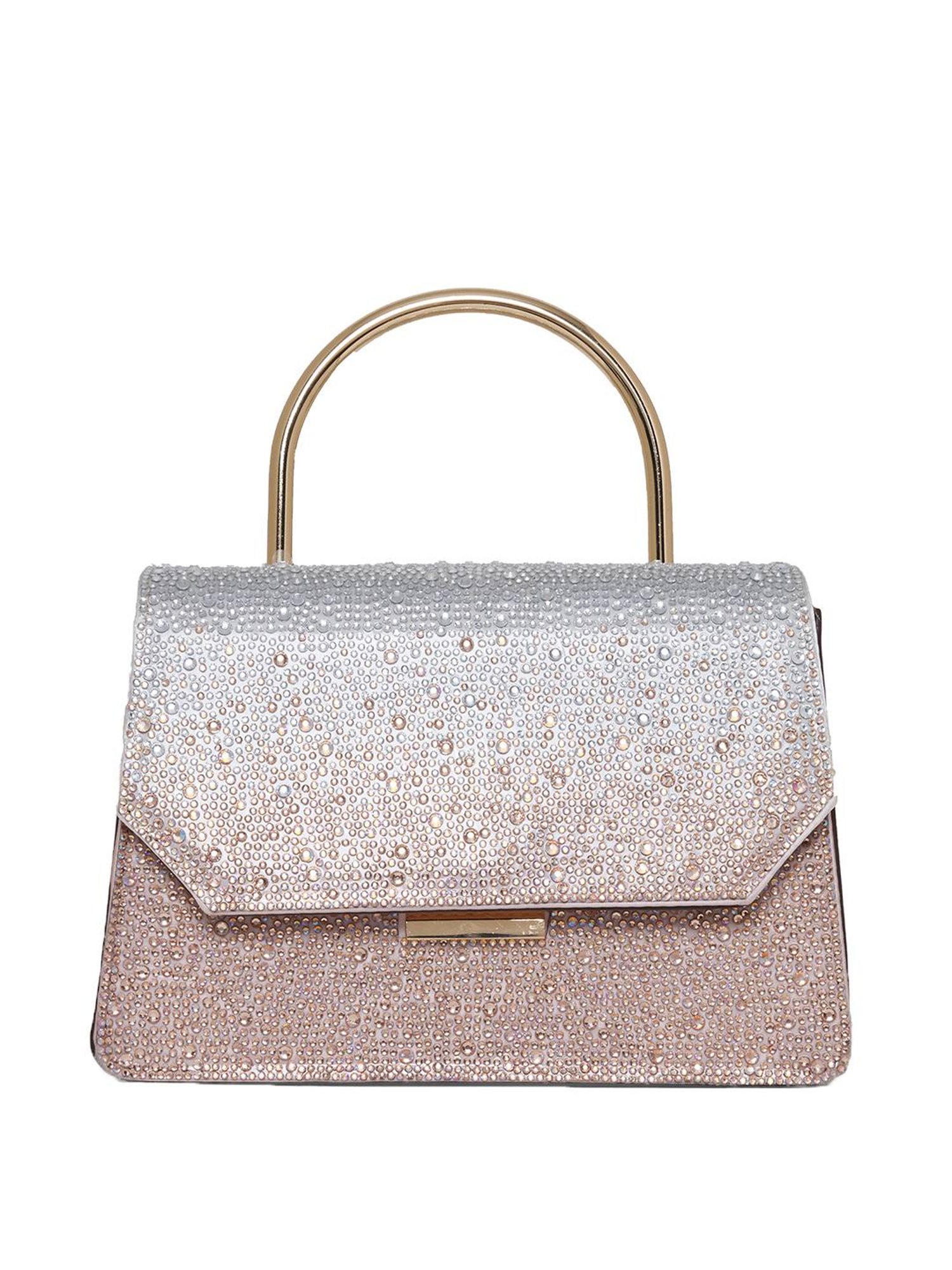 Buy Aldo WOJAN Dusky Pink Embellished Medium Satchel Handbag Online At Best  Price @ Tata CLiQ