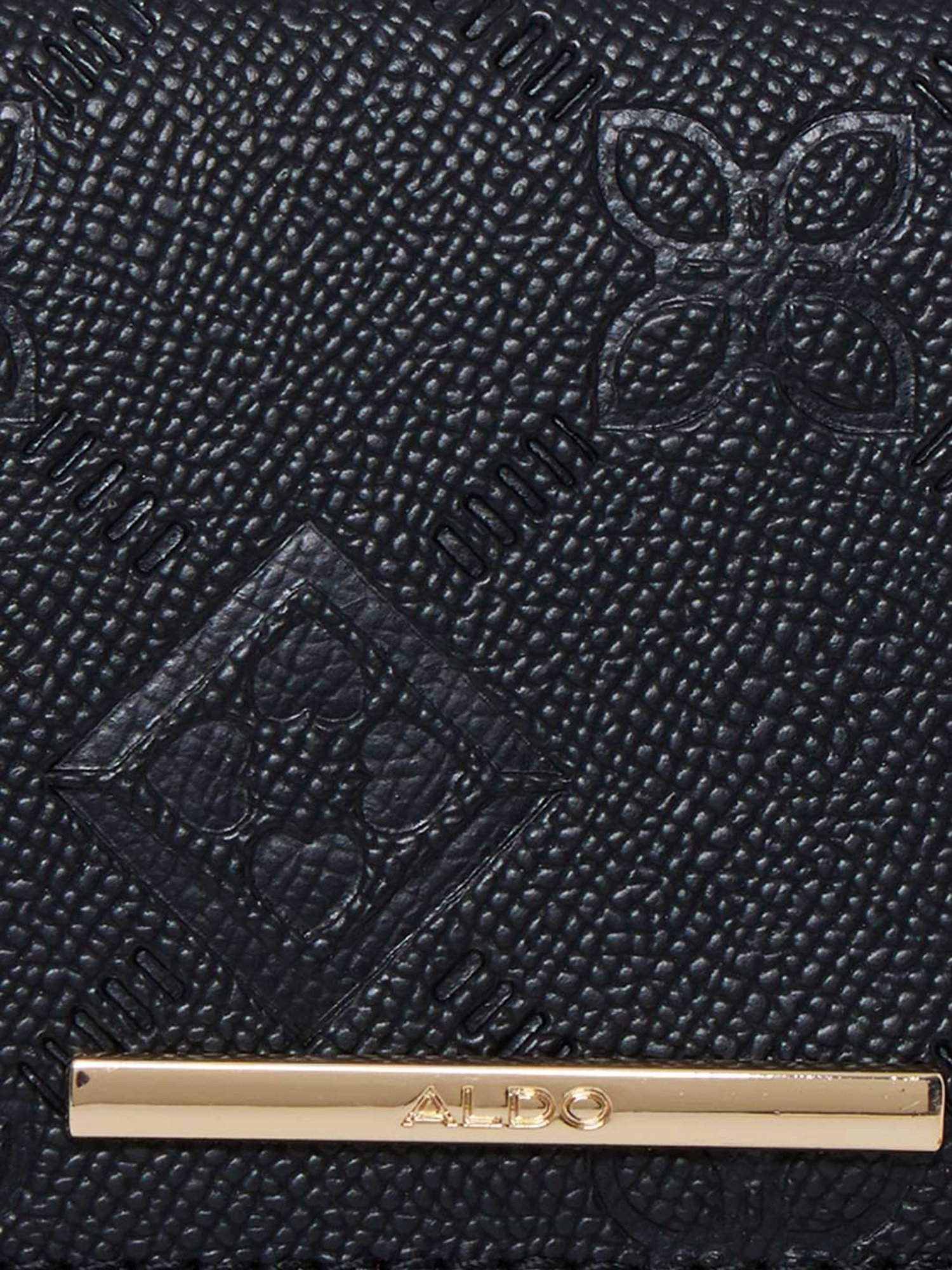 Buy Aldo ICONIPOUCH Black Textured Wallet With Keychain for Women Online At  Best Price @ Tata CLiQ