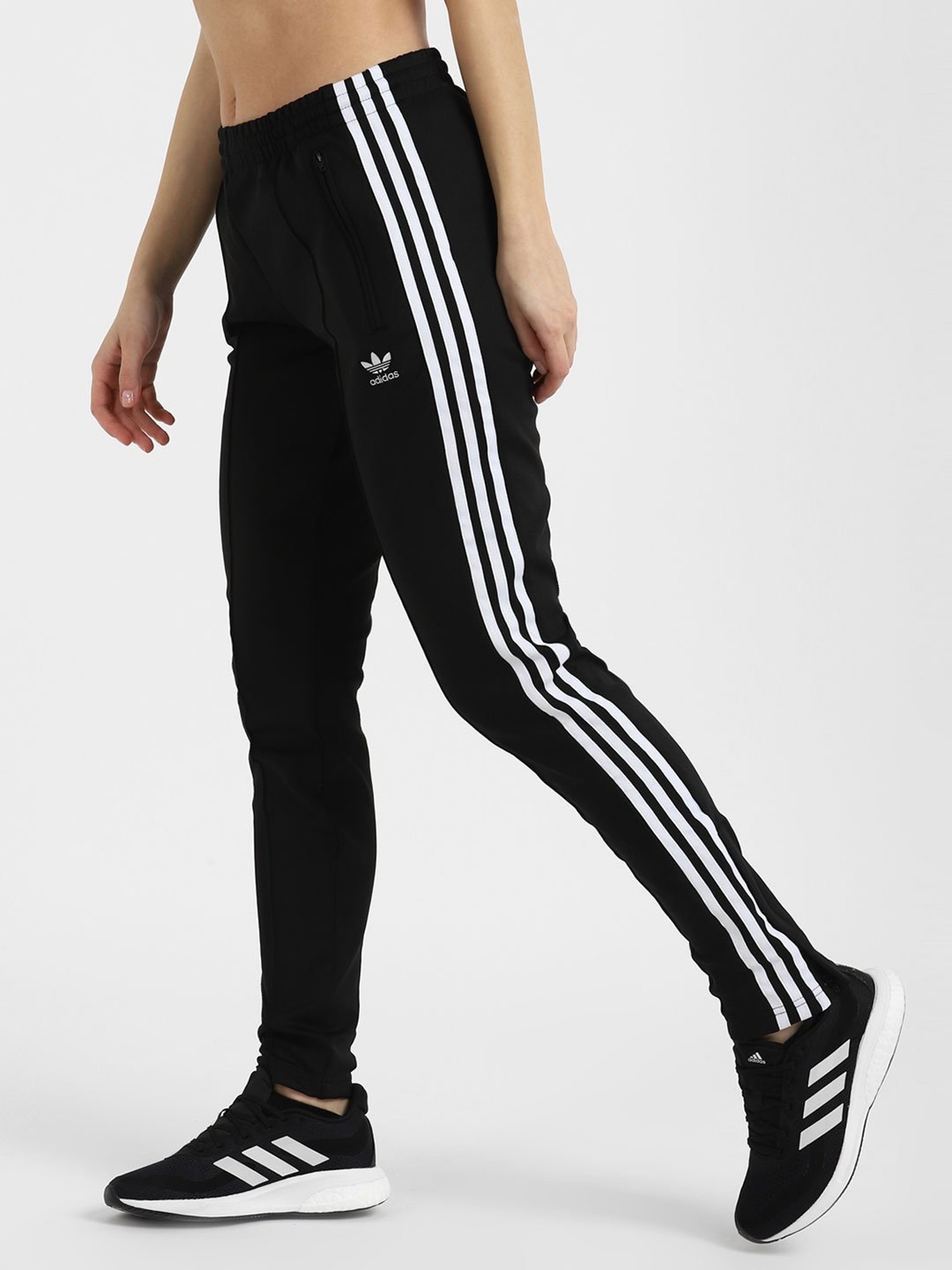 Buy Adidas Originals Black SST PB Striped Track Pants for Women Online @  Tata CLiQ