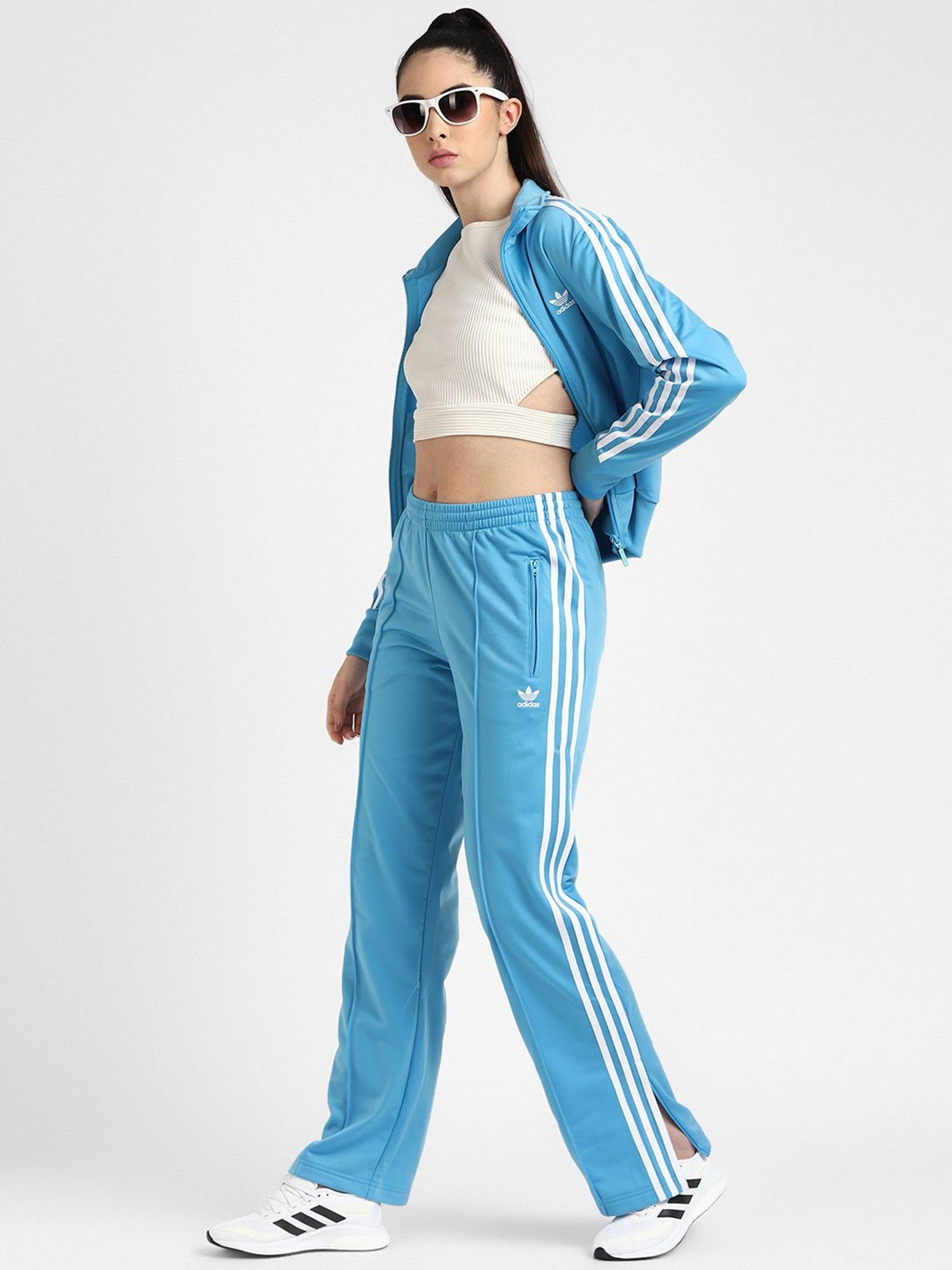 Adidas Originals Firebird Track Pants Crew Blue  80s Casual Classics