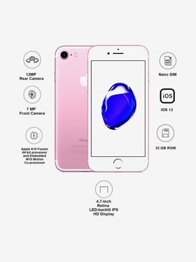 Buy iPhone 7 32GB (Rose Gold) Online at best price in India at