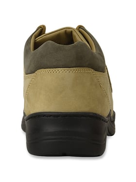 red chief camel leather casual shoes